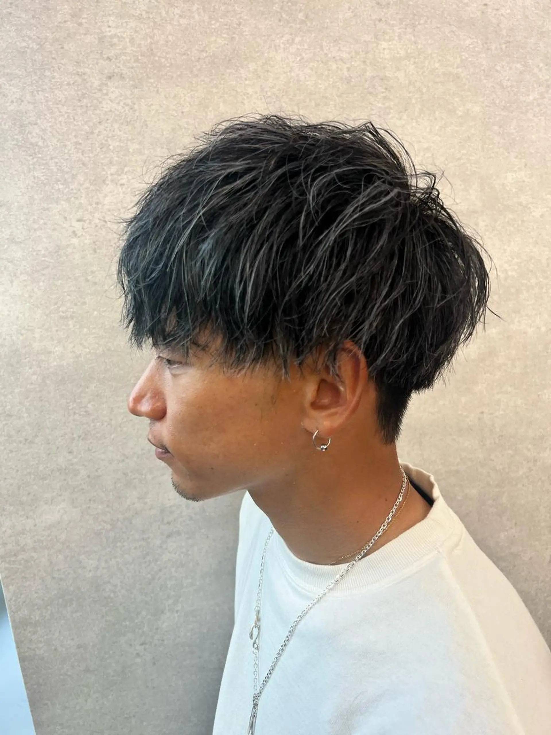 ショート カラー ヘアアレンジ メンズ 新世代パーマ⚡️ の達人トモ⚡️のヘアスタイル