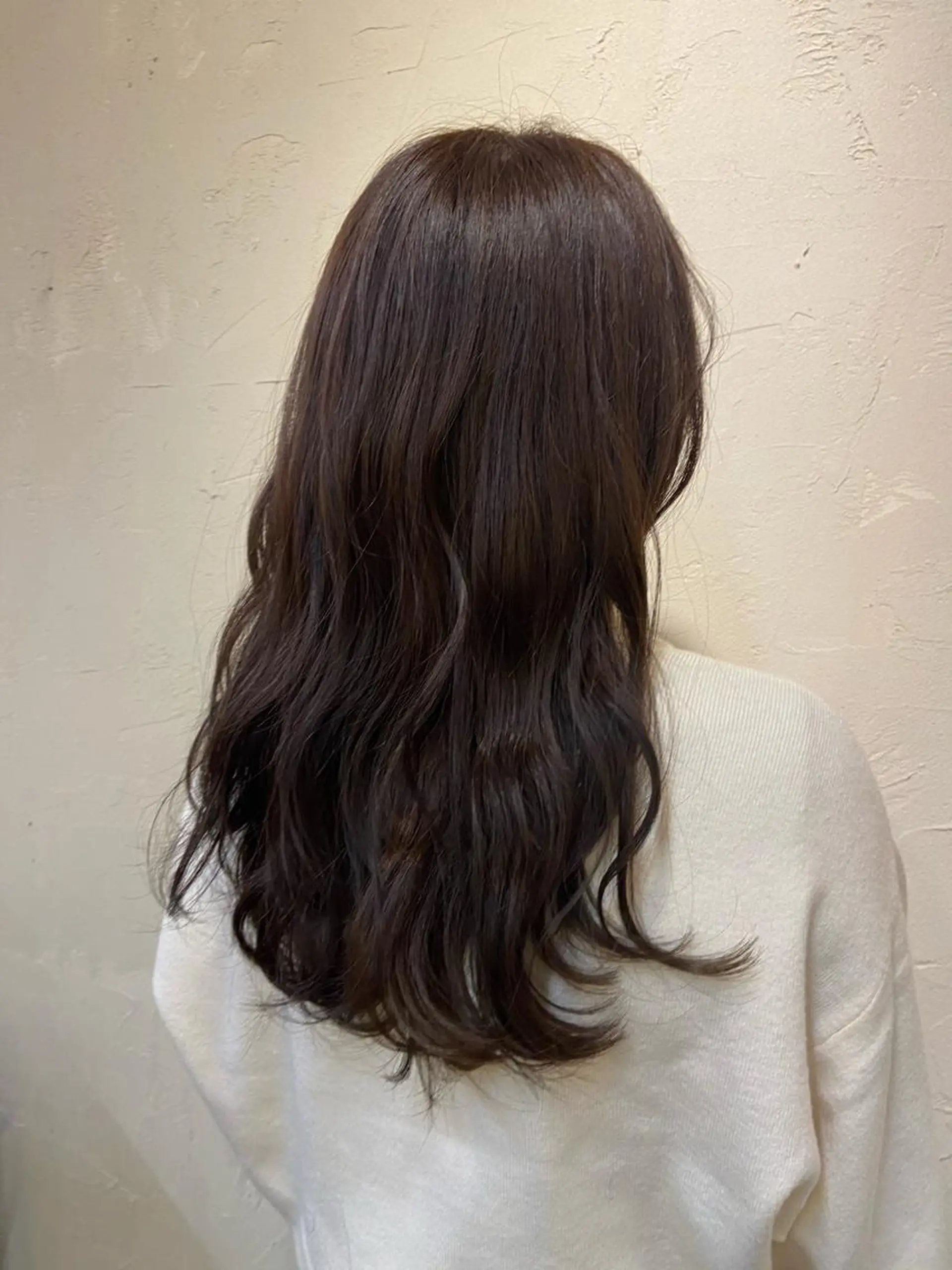 ロング カラー 馬場 瑞穂のヘアスタイル