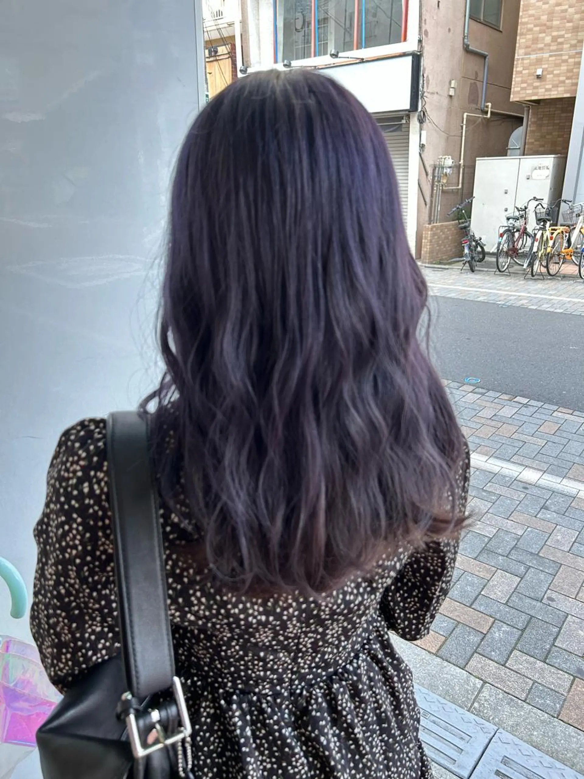 ロング ヘアカラー ゆうき あすかのヘアスタイル