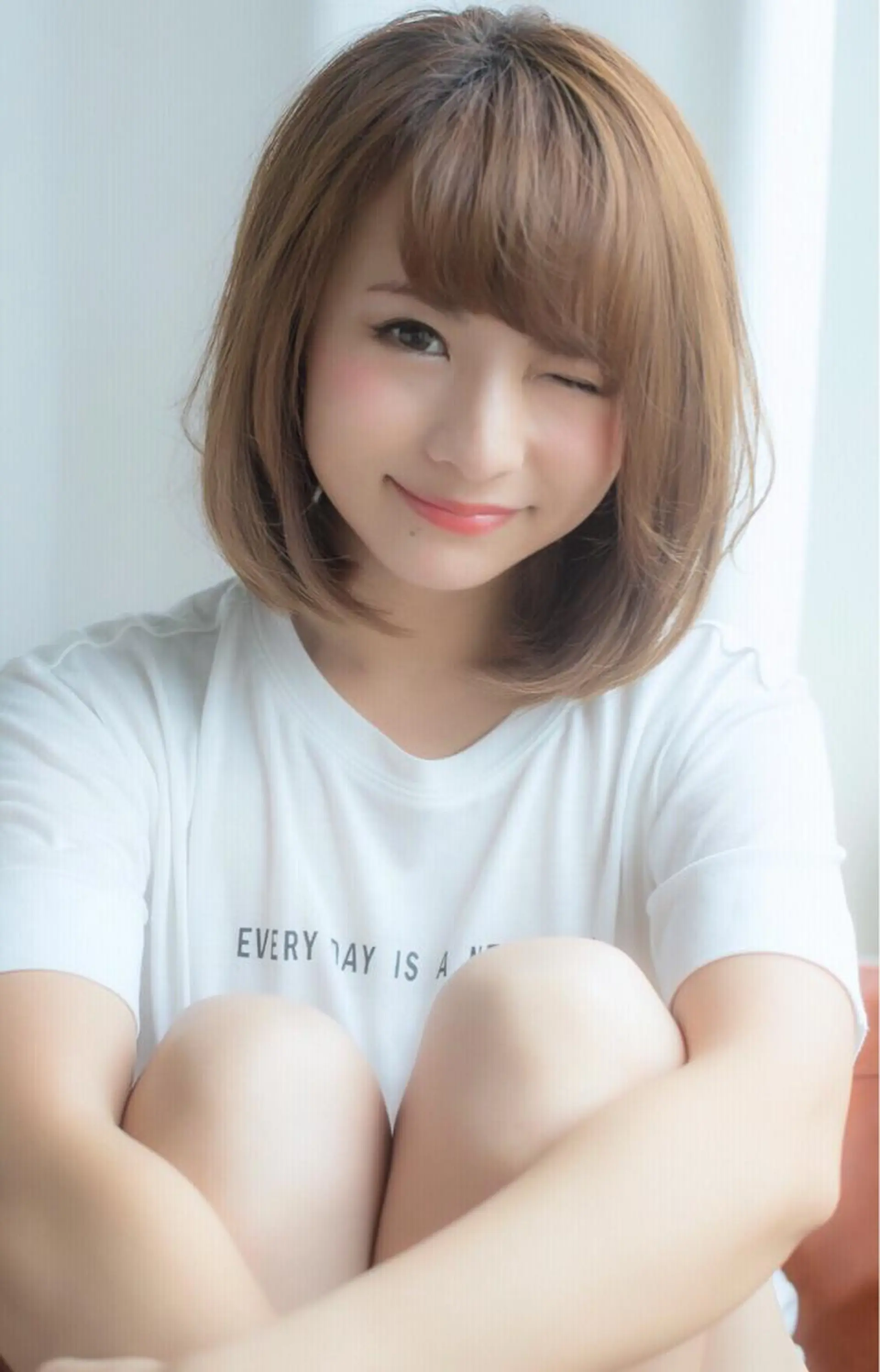 ミディアム ボブ 外国人風カラー 似合わせカット 小顔カット カット ヘアカラー トリートメント 竹内ケンゴ🇰🇷 EIGHT藤沢のヘアスタイル