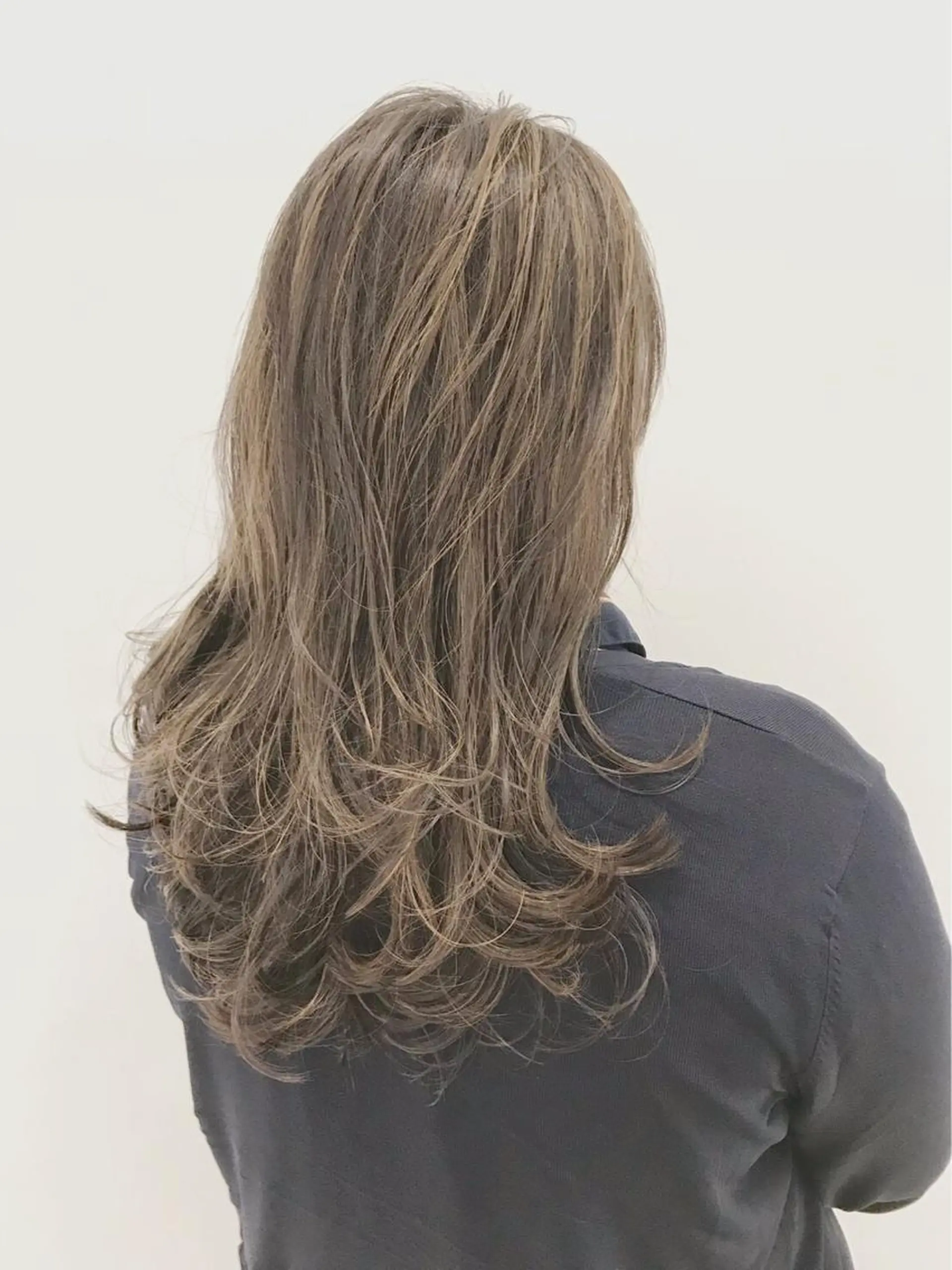 カラー パーマ ヘアアレンジ ハイライトカラー オリーブカラー 髪質改善 mihoko/ ニュアンスパーマのヘアスタイル