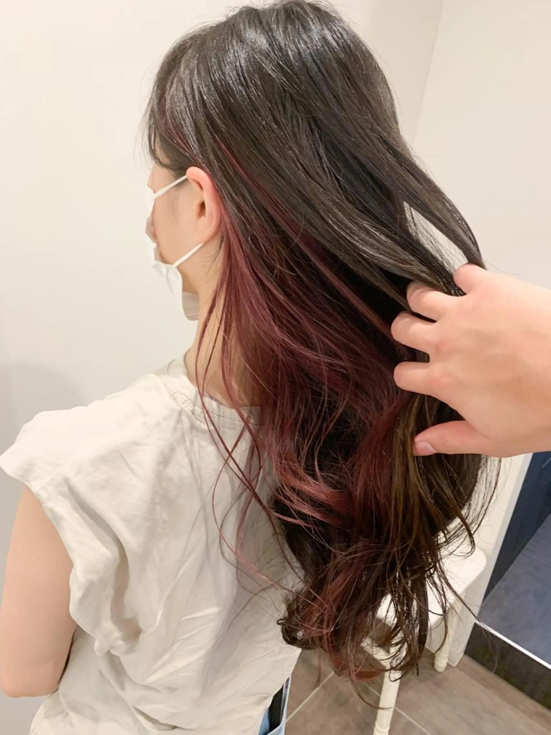 ミディアム ヘアカラー トリートメント 新宿/ 田口雄大のヘアスタイル