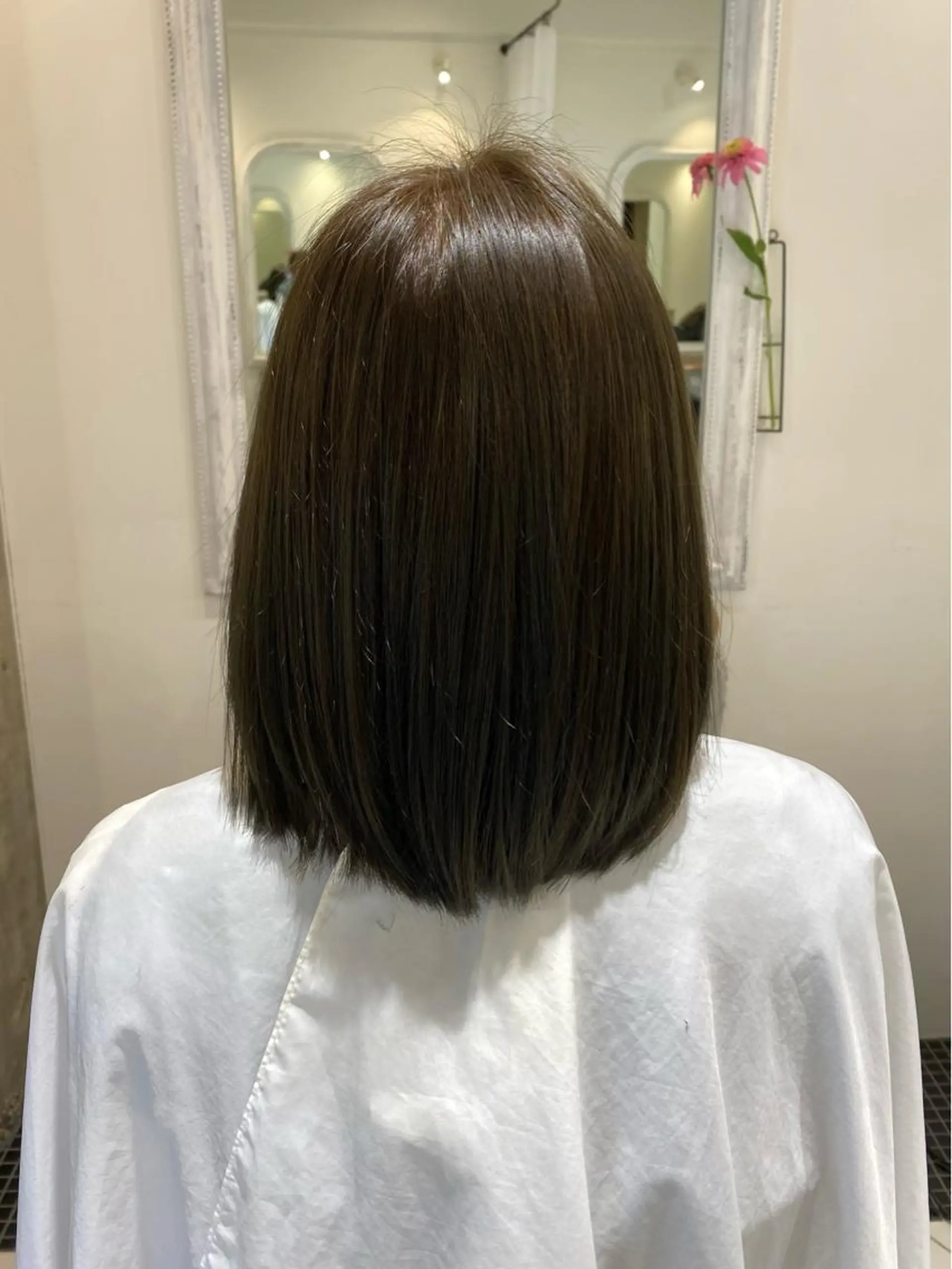 ミディアム カラー ducha所属・DUCHA Tomida naoのヘアスタイル