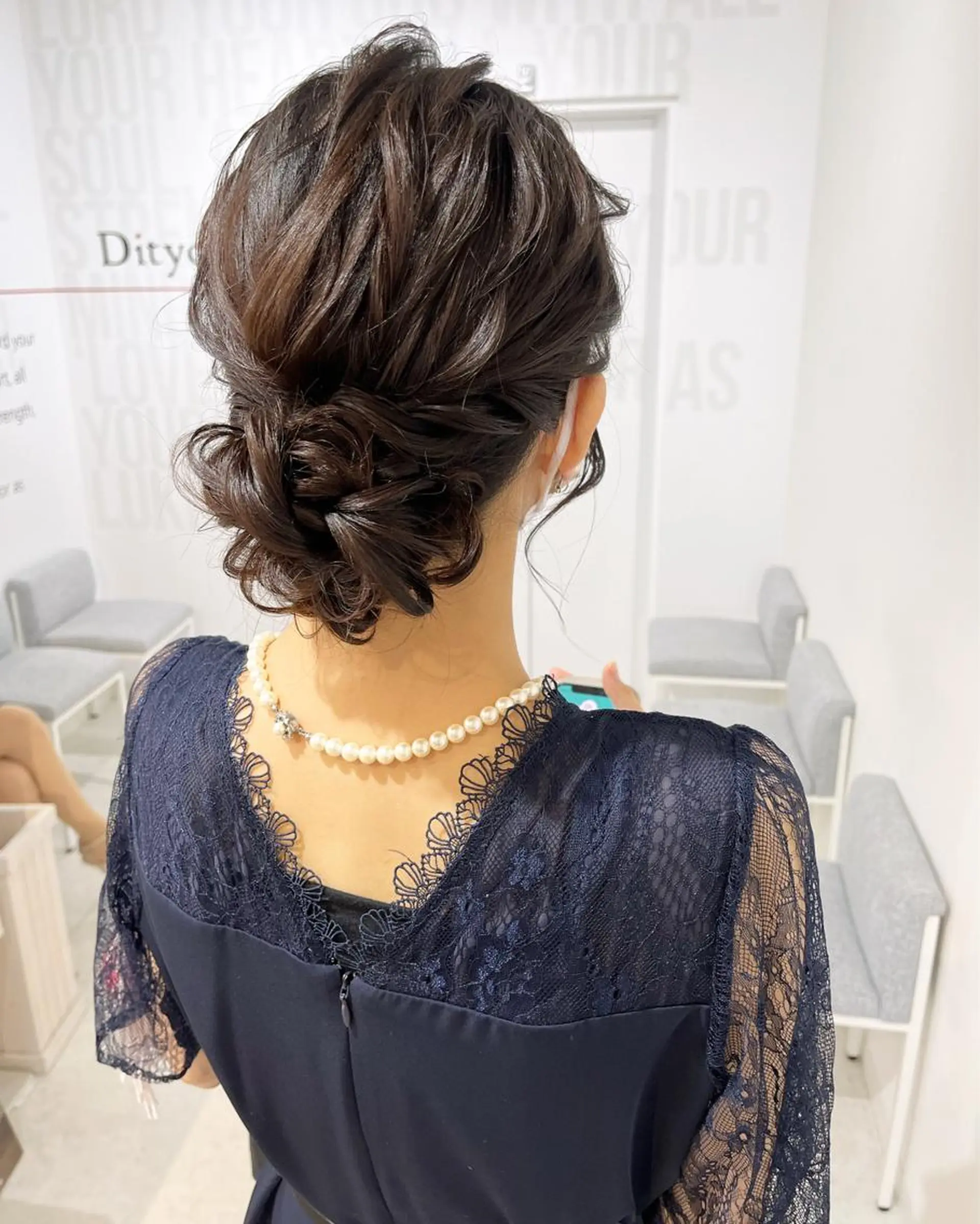 セミロング ヘアアレンジ tomida yukiのマツエク・マツパデザイン