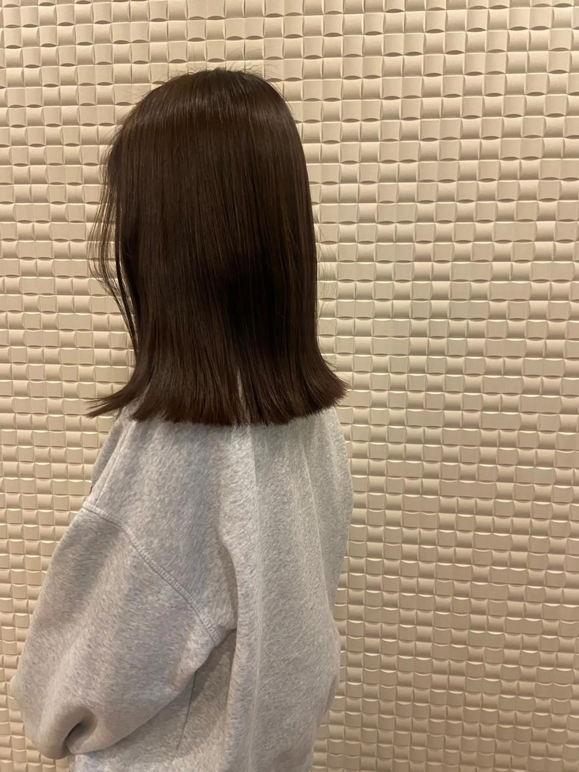 ミディアム カット 池田 愛のヘアスタイル