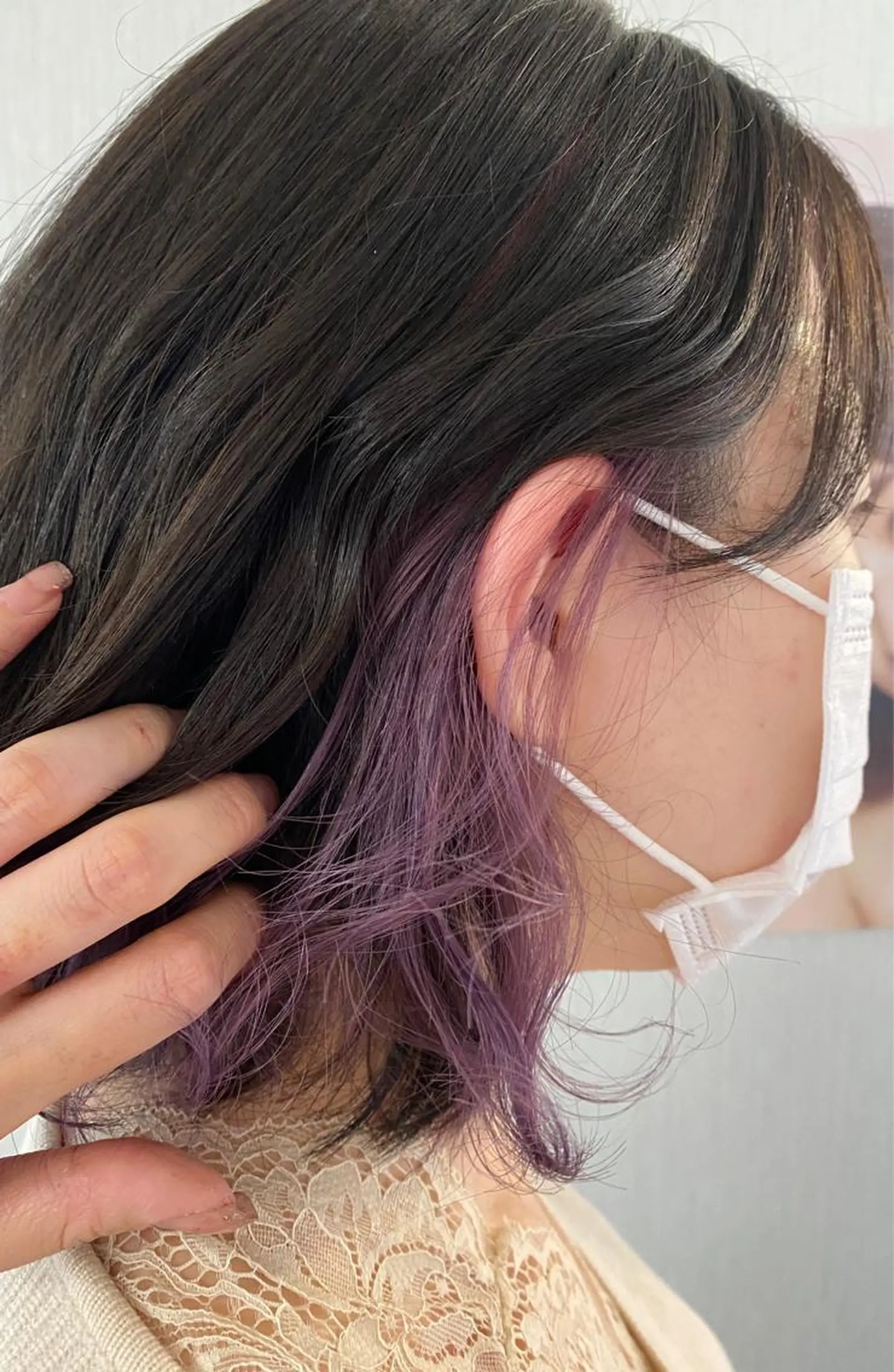 ショート カラー ヘアカラー 福薗 ななのヘアスタイル