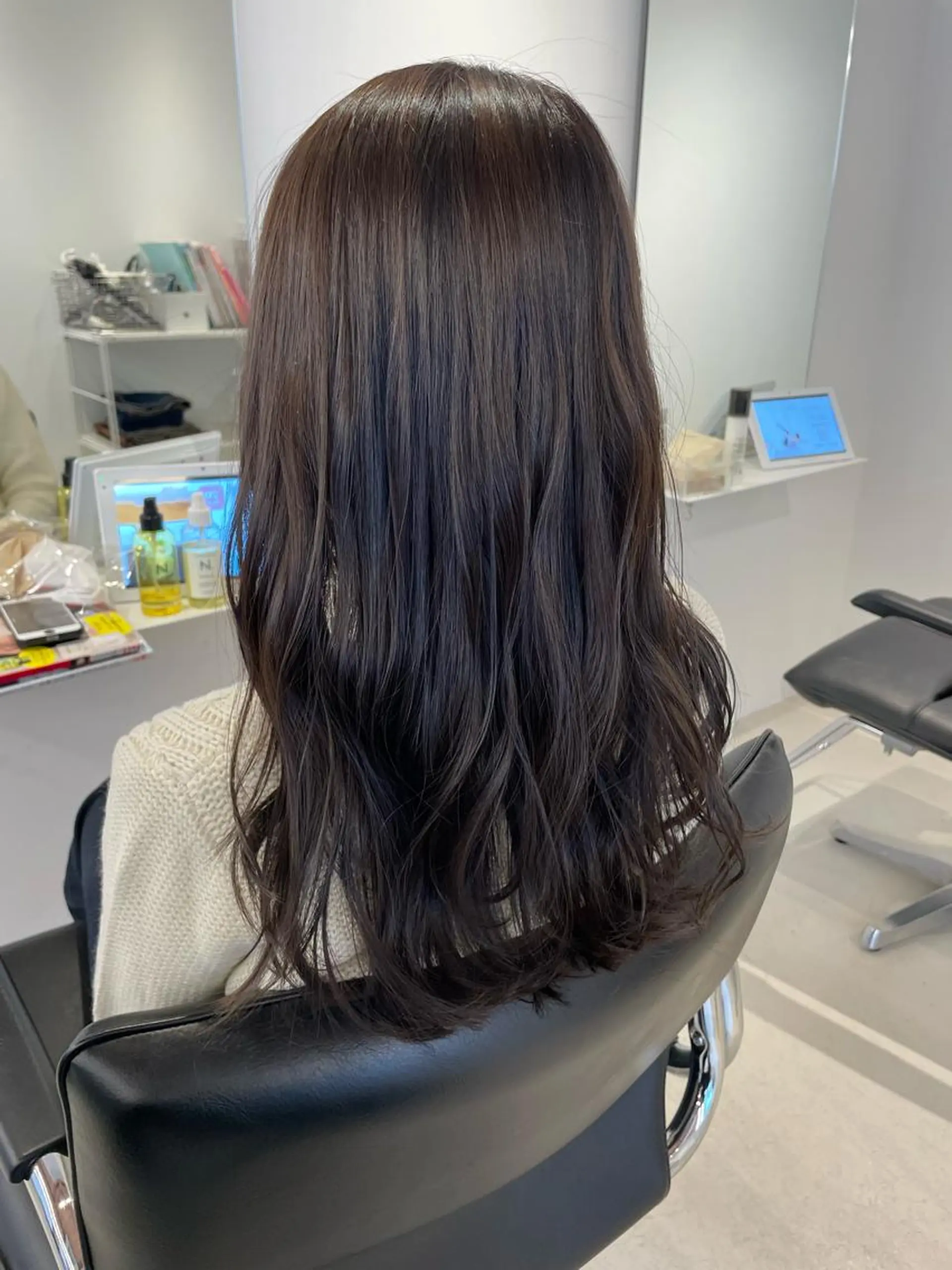 ロング カラー ヘアアレンジ リベルテ所属・♦️髪質改善韓国レイ ヤー♦️副店長のヘアスタイル