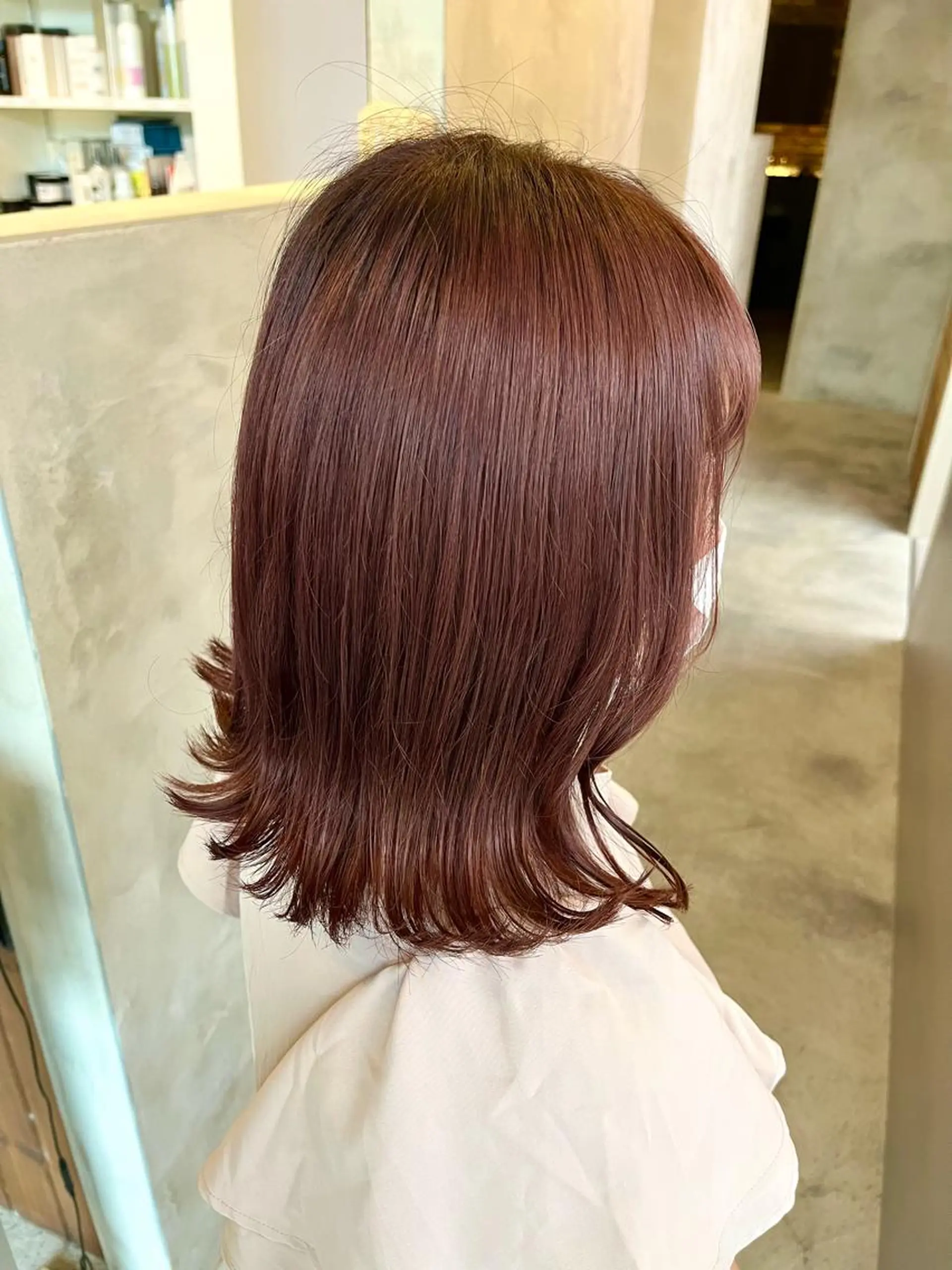 ミディアム カラー Salon de  COCO所属・Yuka /ツヤカラー✨のヘアスタイル