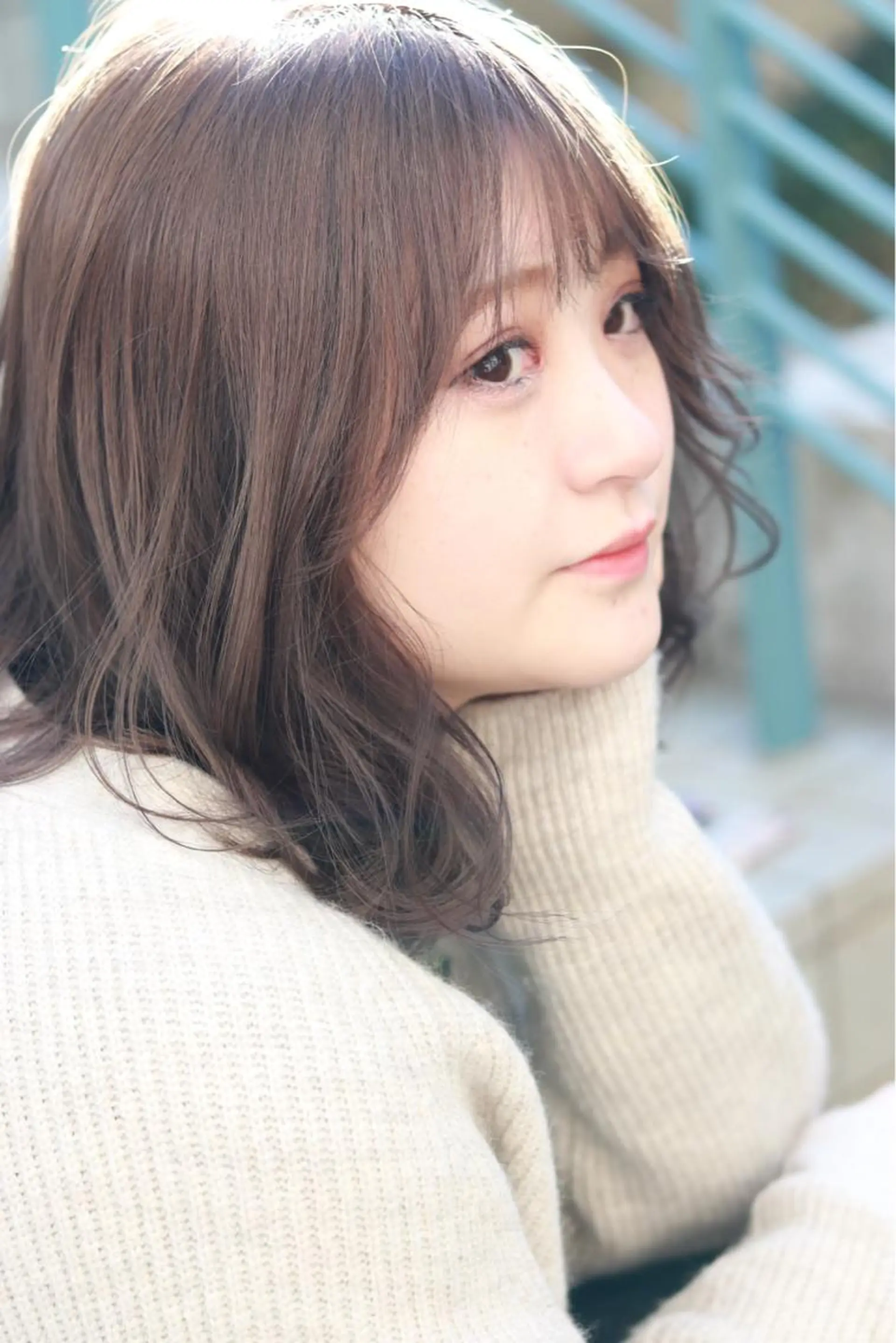 セミロング 杉若 利彦のヘアスタイル