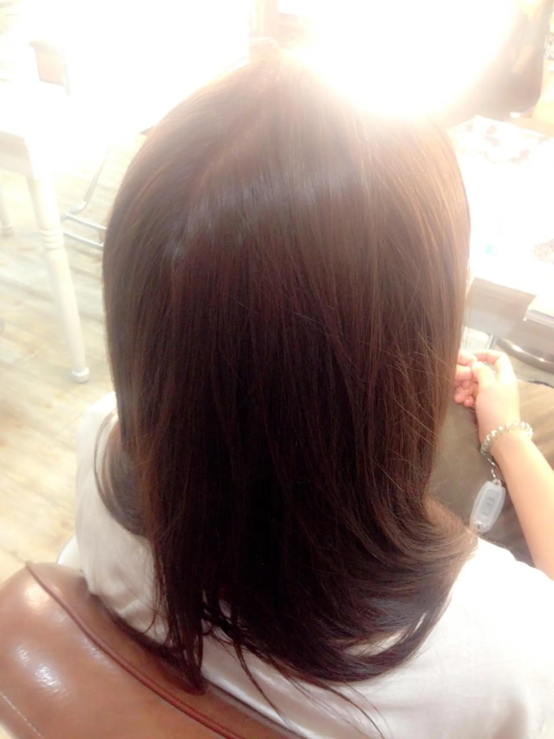 ロング カラー 吉岡 三四朗のヘアスタイル