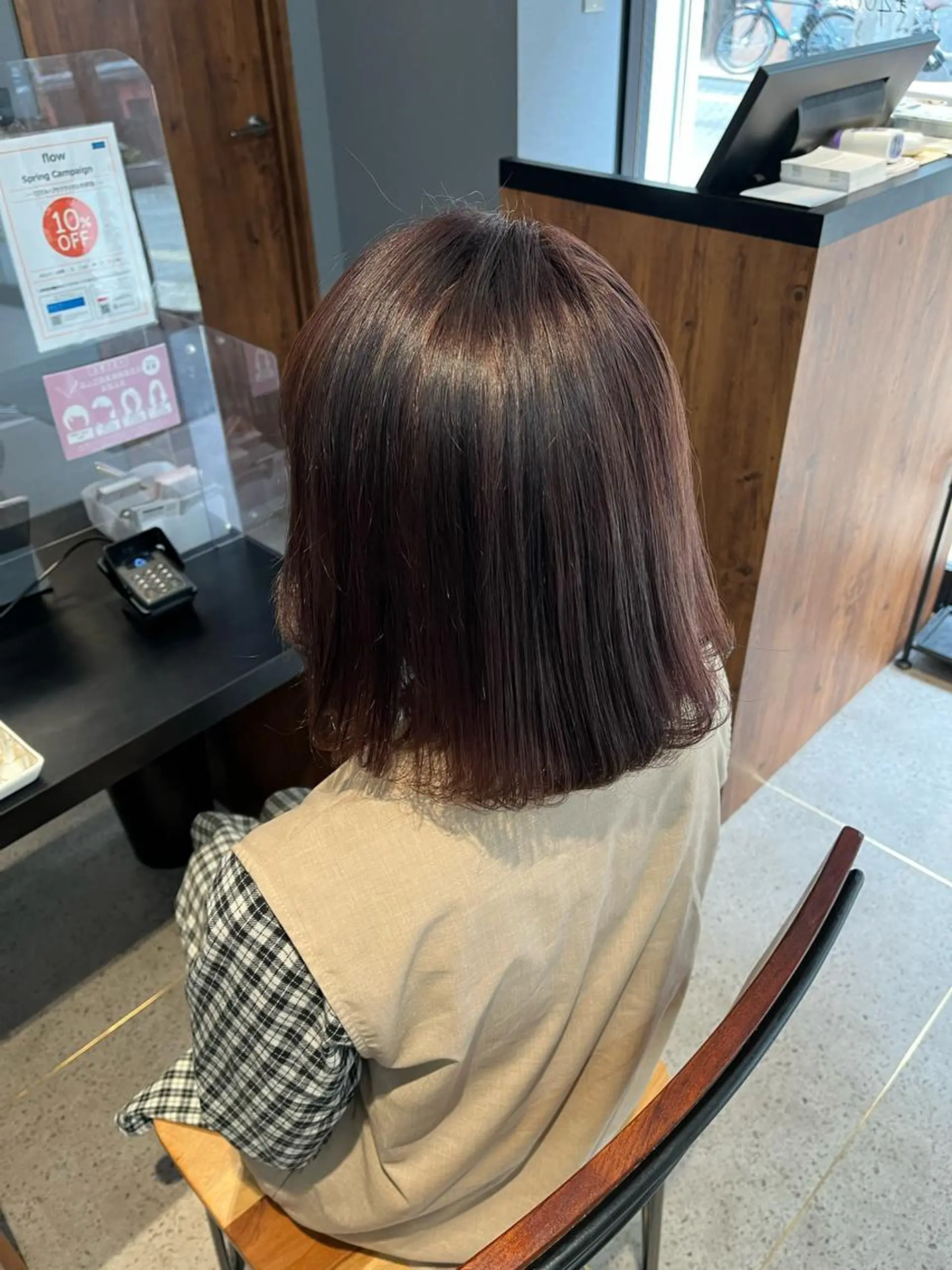 ミディアム チョコレートブラウン 髪質改善✨/中屋敷 はじめのヘアスタイル