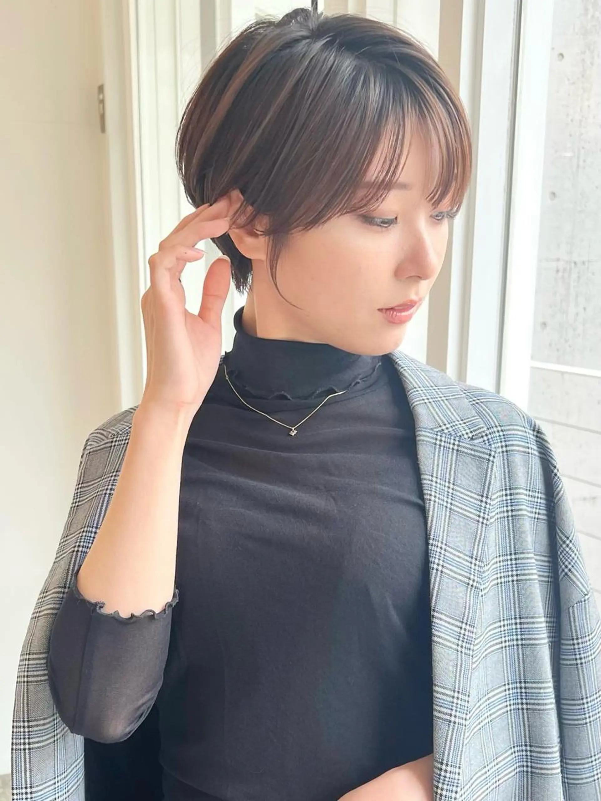 ショート ショート/ボブ/縮毛 三上達大のヘアスタイル