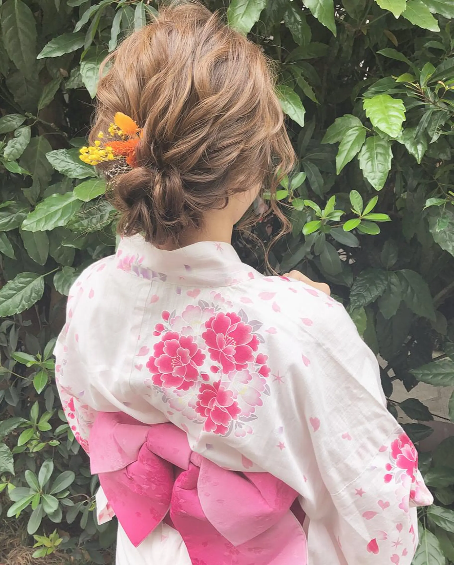 カラー ヘアアレンジ 浴衣 autre所属・大久保 ひでなりのヘアスタイル