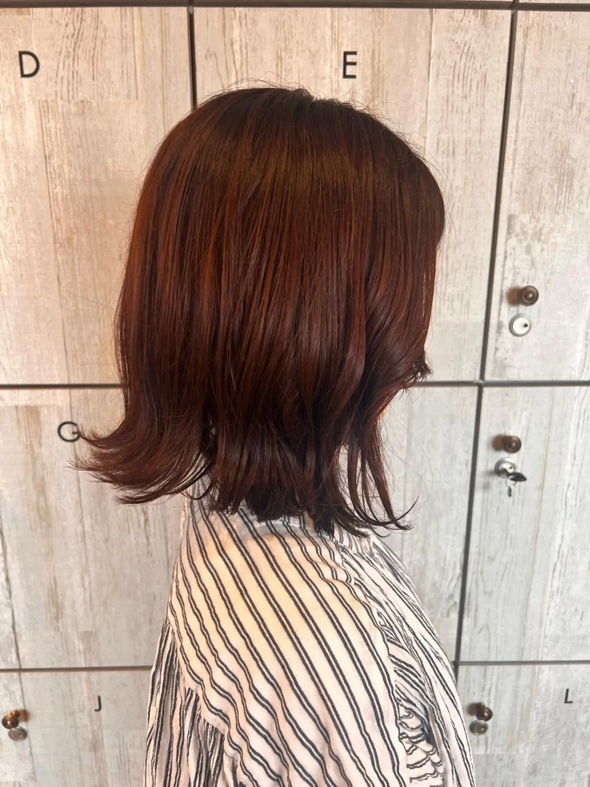 セミロング カラー れいな🌼 ボブ･艶カラー🌼のヘアスタイル
