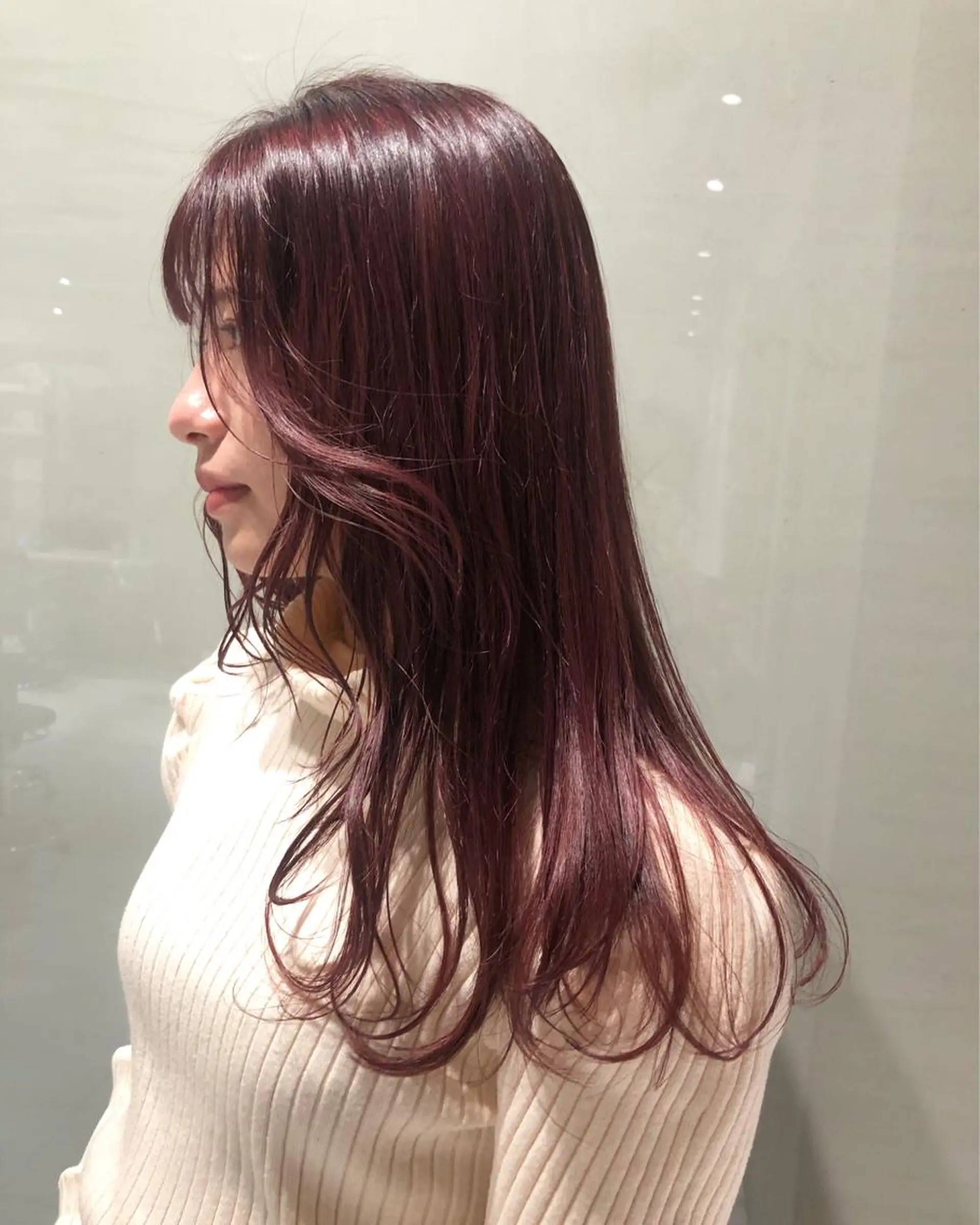 ロング カラー ヘアカラー 原 菜帆のヘアスタイル
