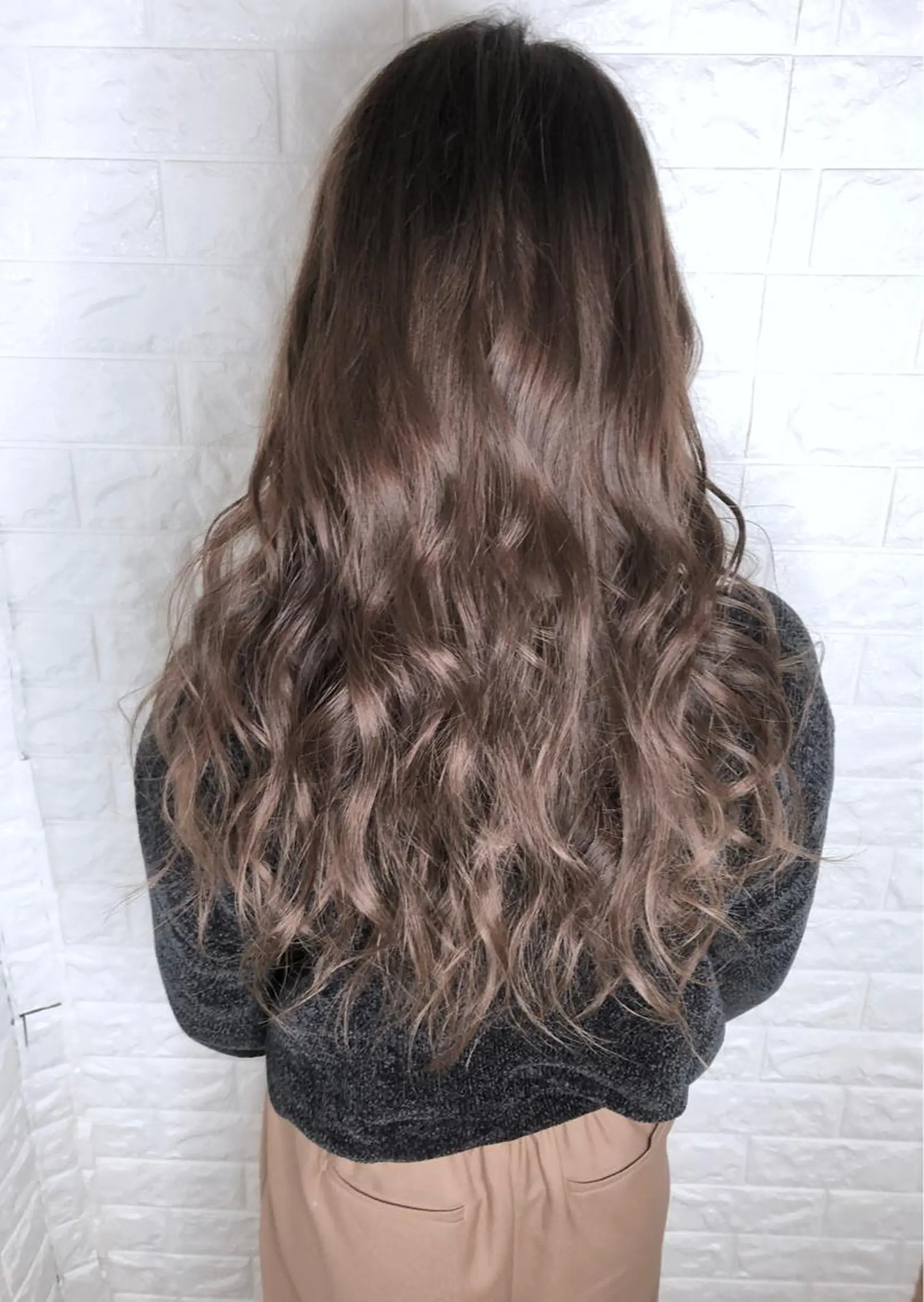 ロング アッシュ カット ヘアカラー 縮毛矯正/髪質改善 主税巧一のヘアスタイル