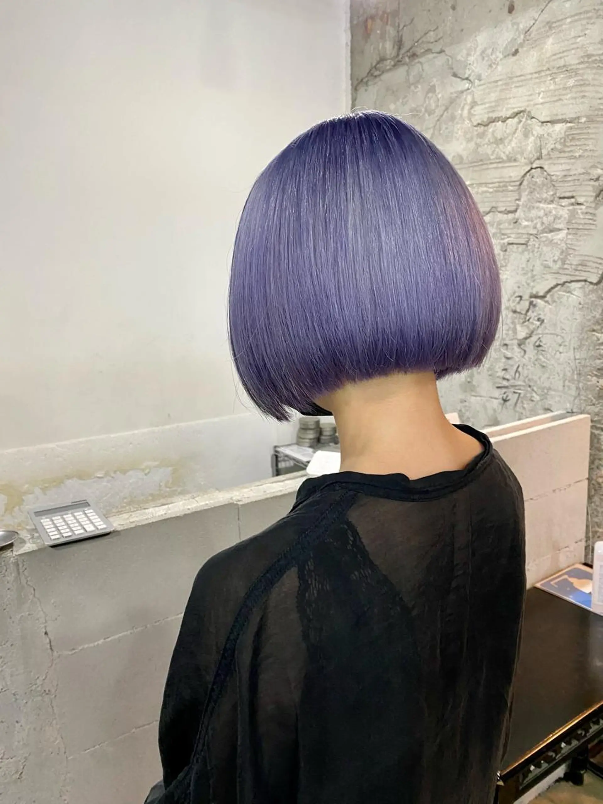 ショート カラー ヘアアレンジ バイオレットカラー ボブ カット ヘアカラー ［似合わせヘア］ ✂︎OGURO✂︎のヘアスタイル
