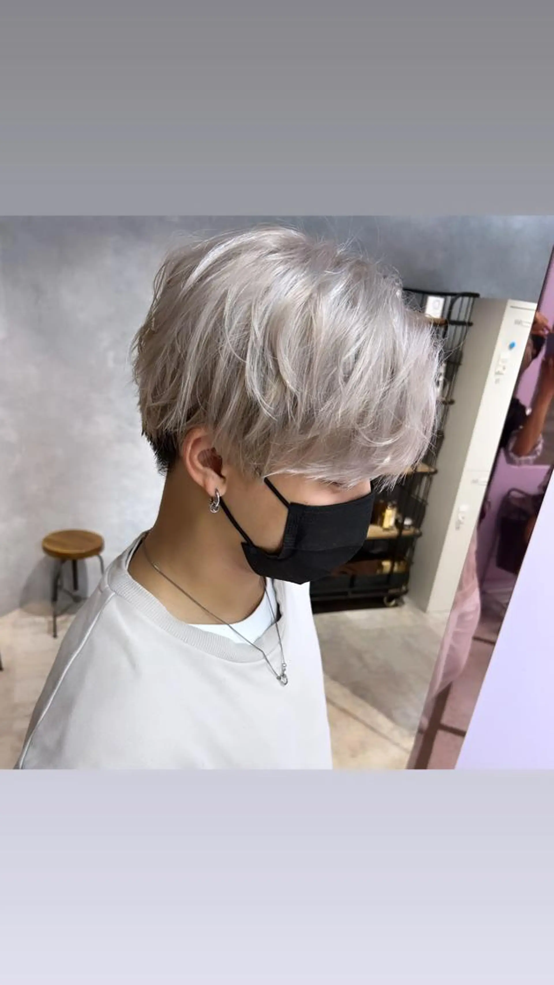 メンズ メンズブリーチ Hui.所属・縮毛矯正・髪質改善 特化 出納 直起のヘアスタイル