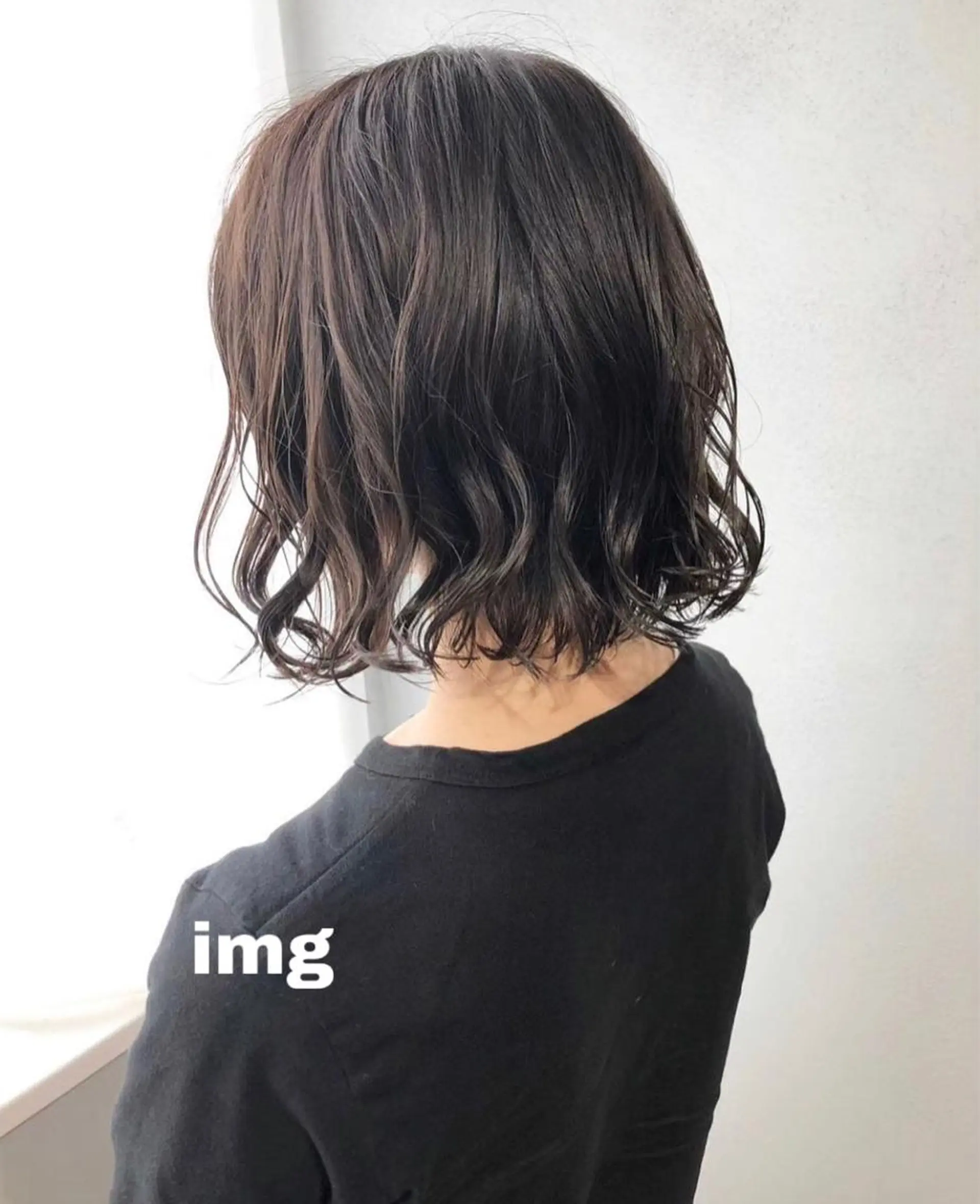 ミディアム カラー パーマ ヘアアレンジ ミディアムパーマ 8HAIR / MAYUのヘアスタイル