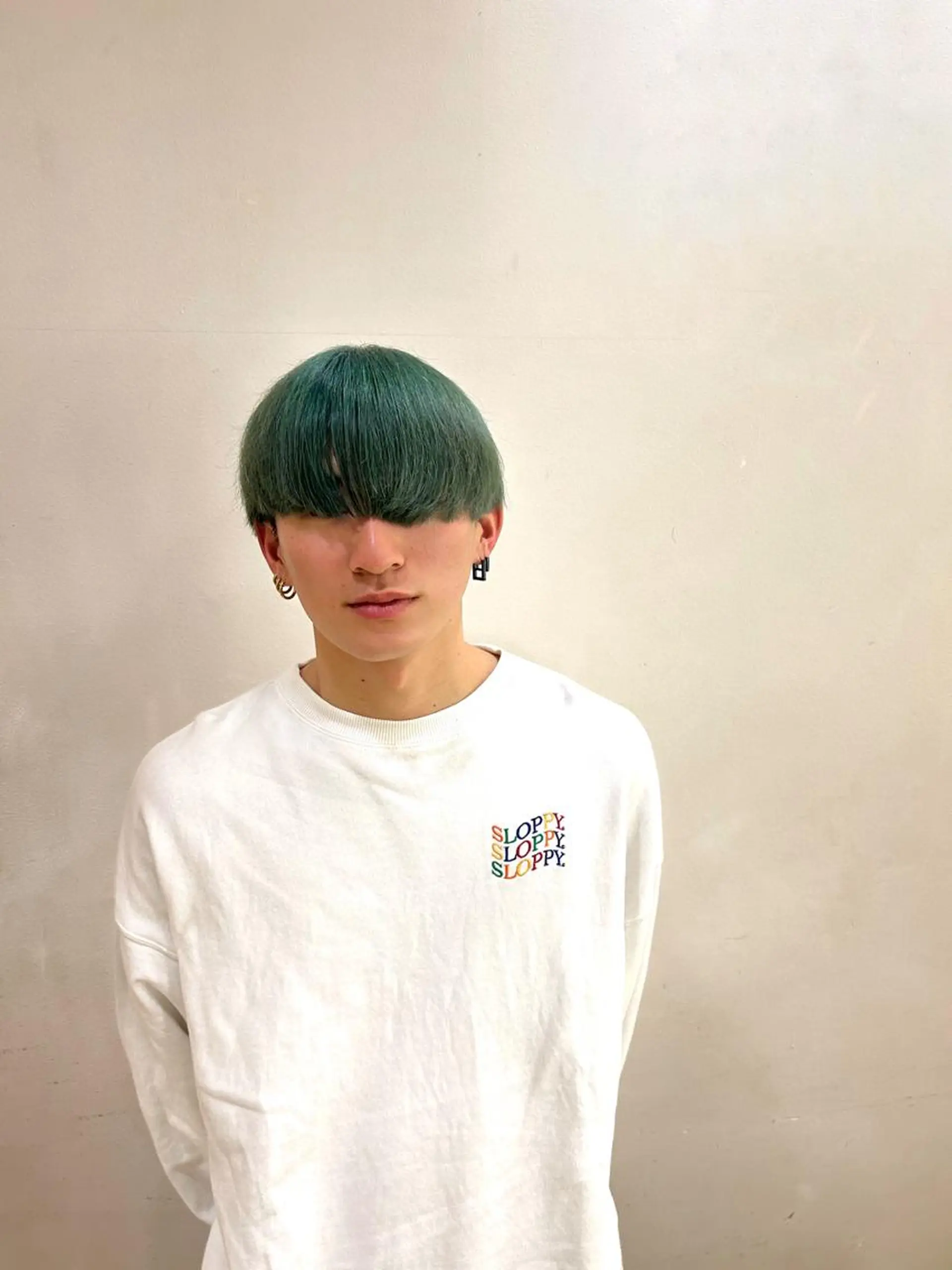 ショート カラー メンズ マッシュ デザインカラー/ 推しの配色　肥後のヘアスタイル