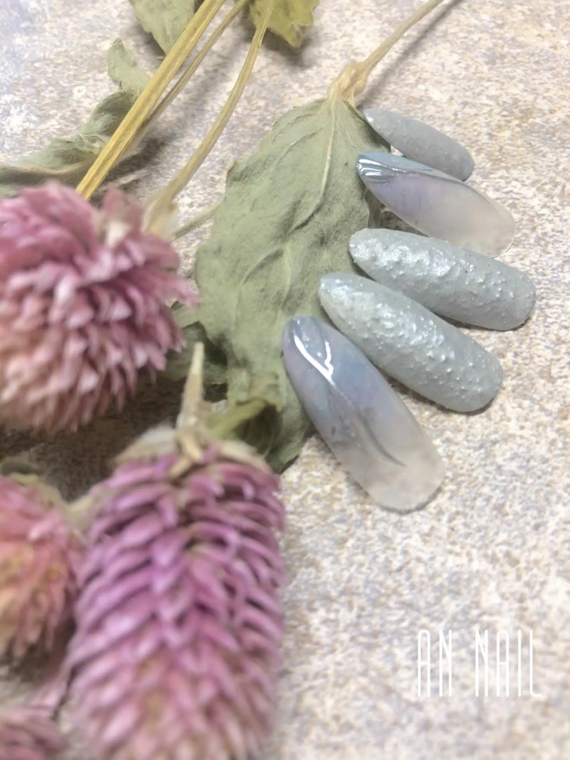 ネイル ニュアンスネイル 春ネイル ハンドネイル AN Nailのネイルデザイン
