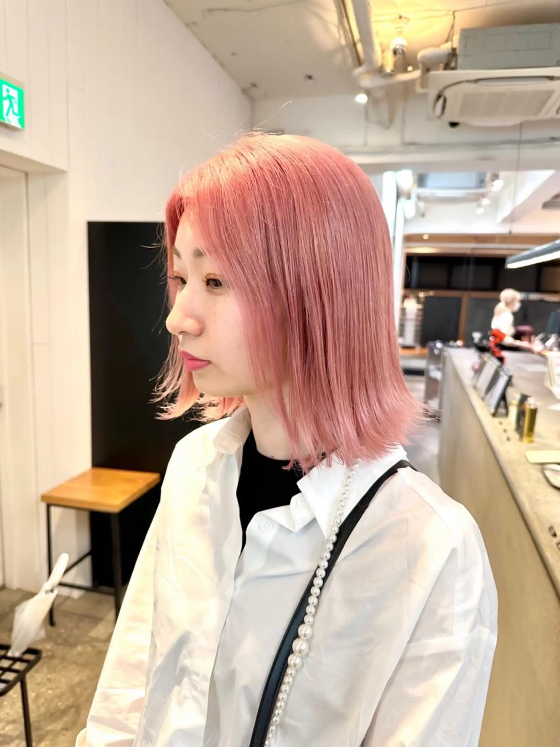 ミディアム カット ヘアカラー トリートメント DX渋谷所属・カラー特化美容師 サトウリュウマのヘアスタイル