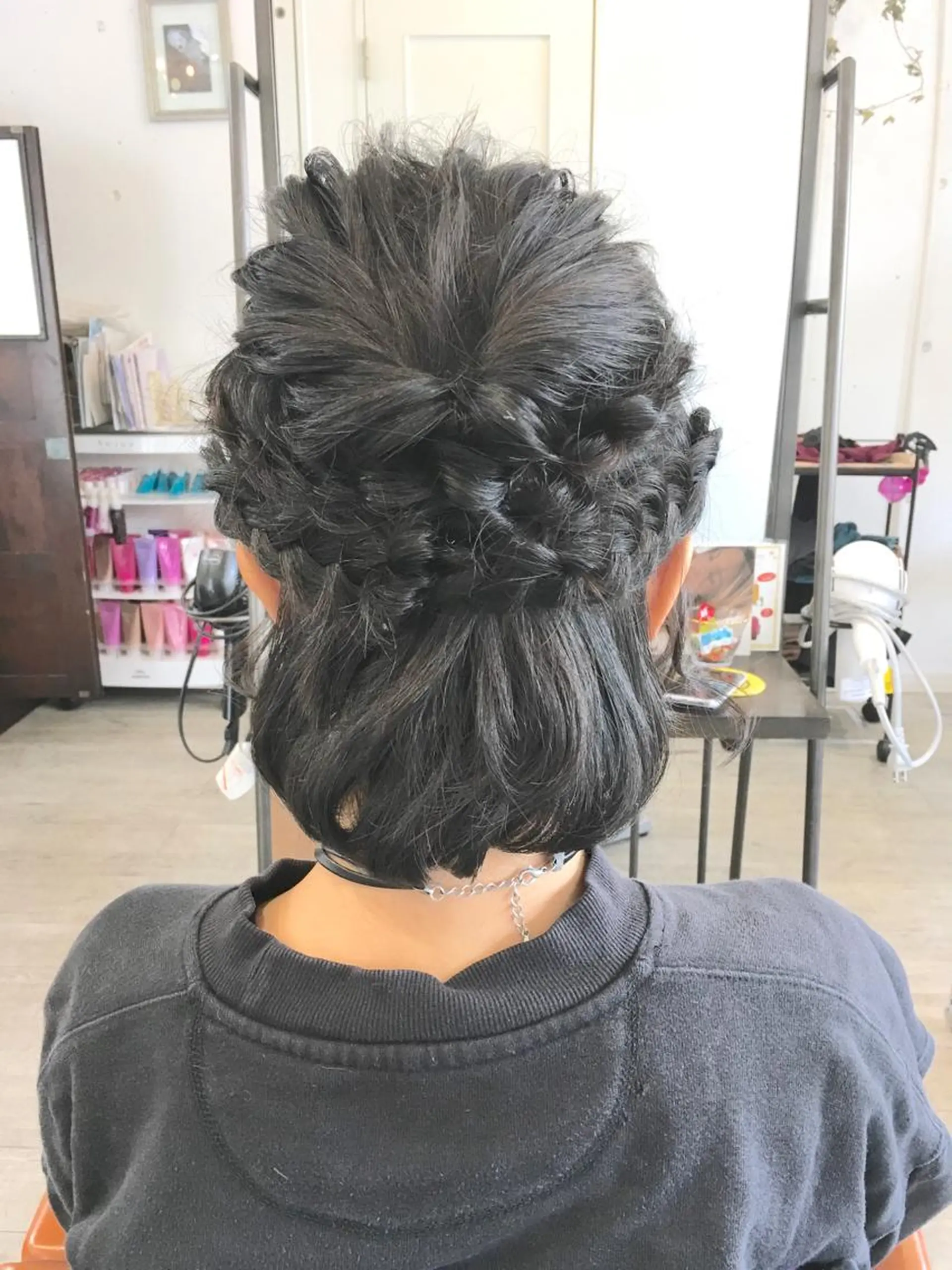 ヘアアレンジ ハーフアップ go today shaire salon 本店所属・yoshi ☆のヘアスタイル