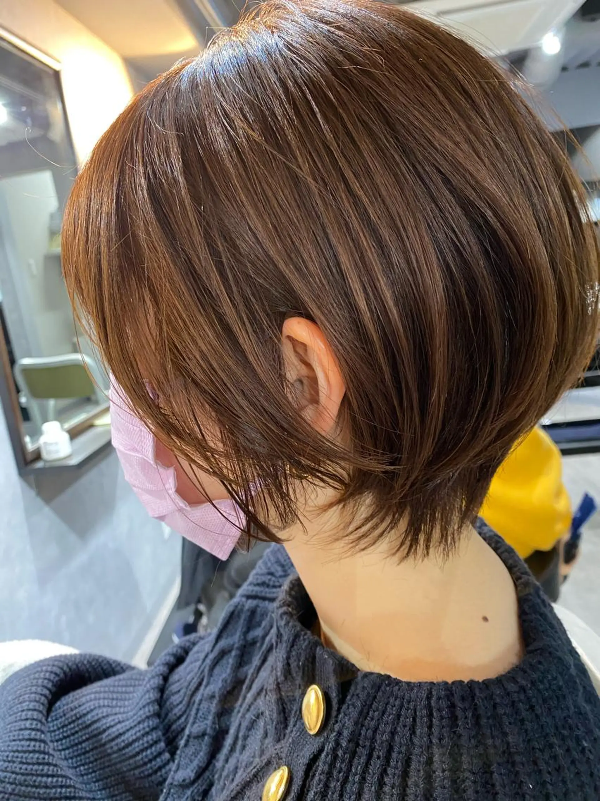ショート カラー カット ヘアカラー トリートメント lmu by if所属・久保 亮太のヘアスタイル
