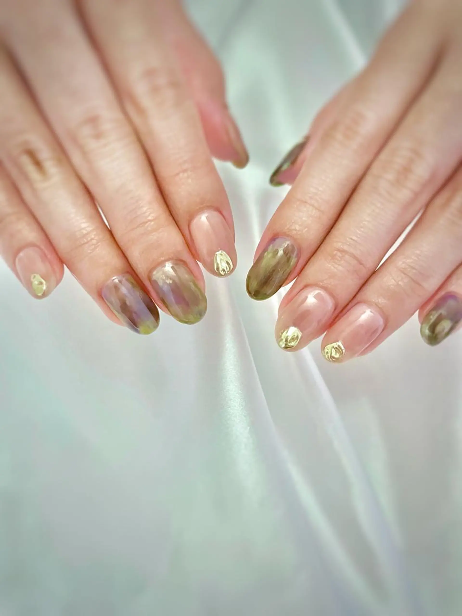 ネイル ニュアンスネイル ハンドネイル beauty salonM&Iのネイルデザイン