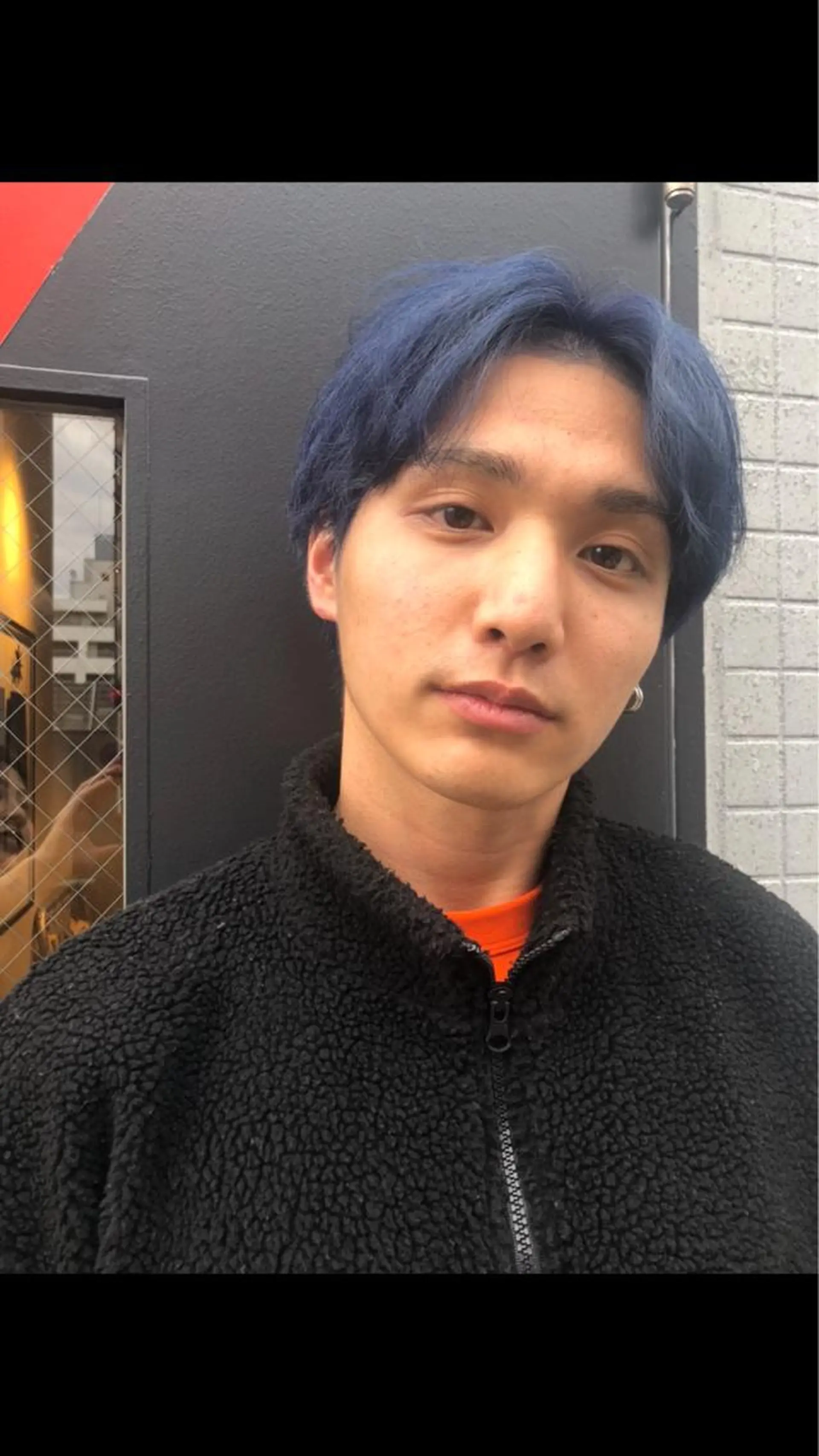 ショート カラー メンズ ブルーカラー MIYU💋💖 〈XENA渋谷本店〉のヘアスタイル