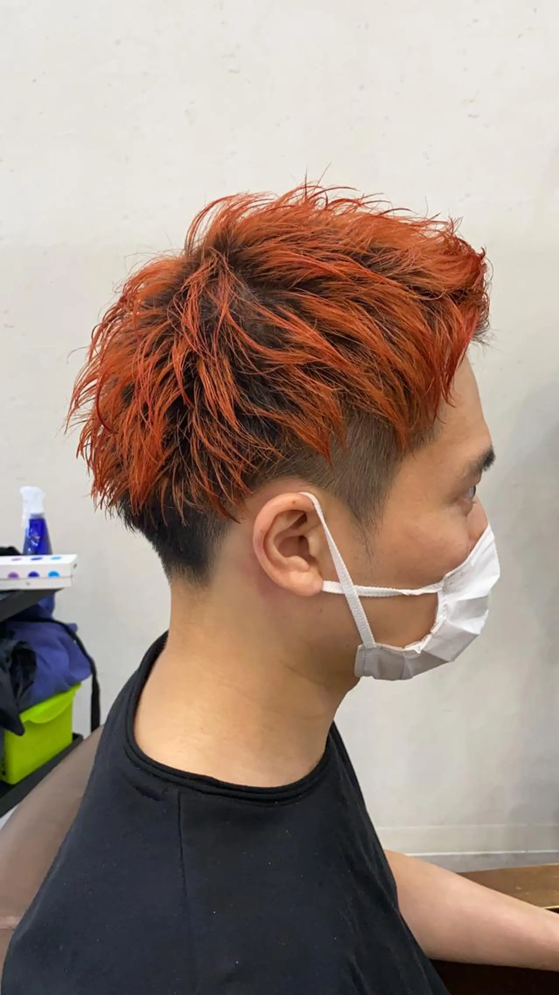 ショート カラー メンズ レッドカラー カット ヘアカラー トリートメント 🟢NEGi🟣 🫧髪質改善のヘアスタイル