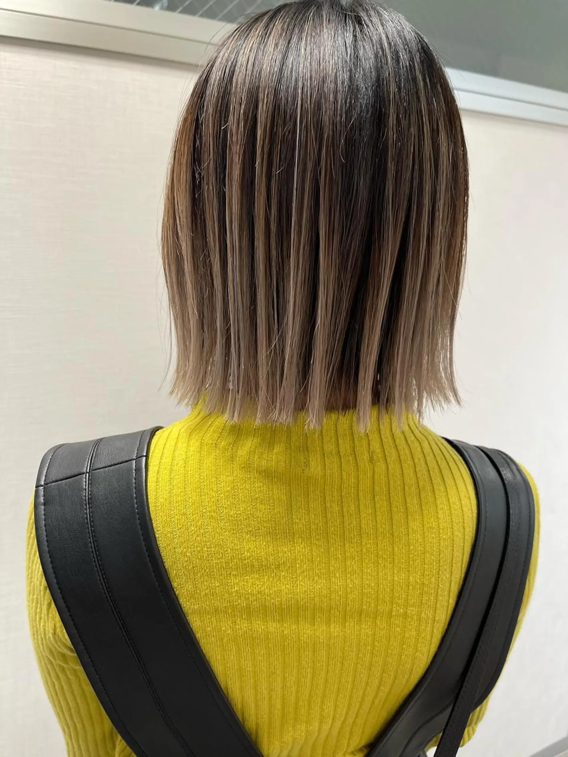 ショート カラー ヘアアレンジ ベージュカラー ショートヘア カット 松井那津子 /ハイライトブリーチのヘアスタイル