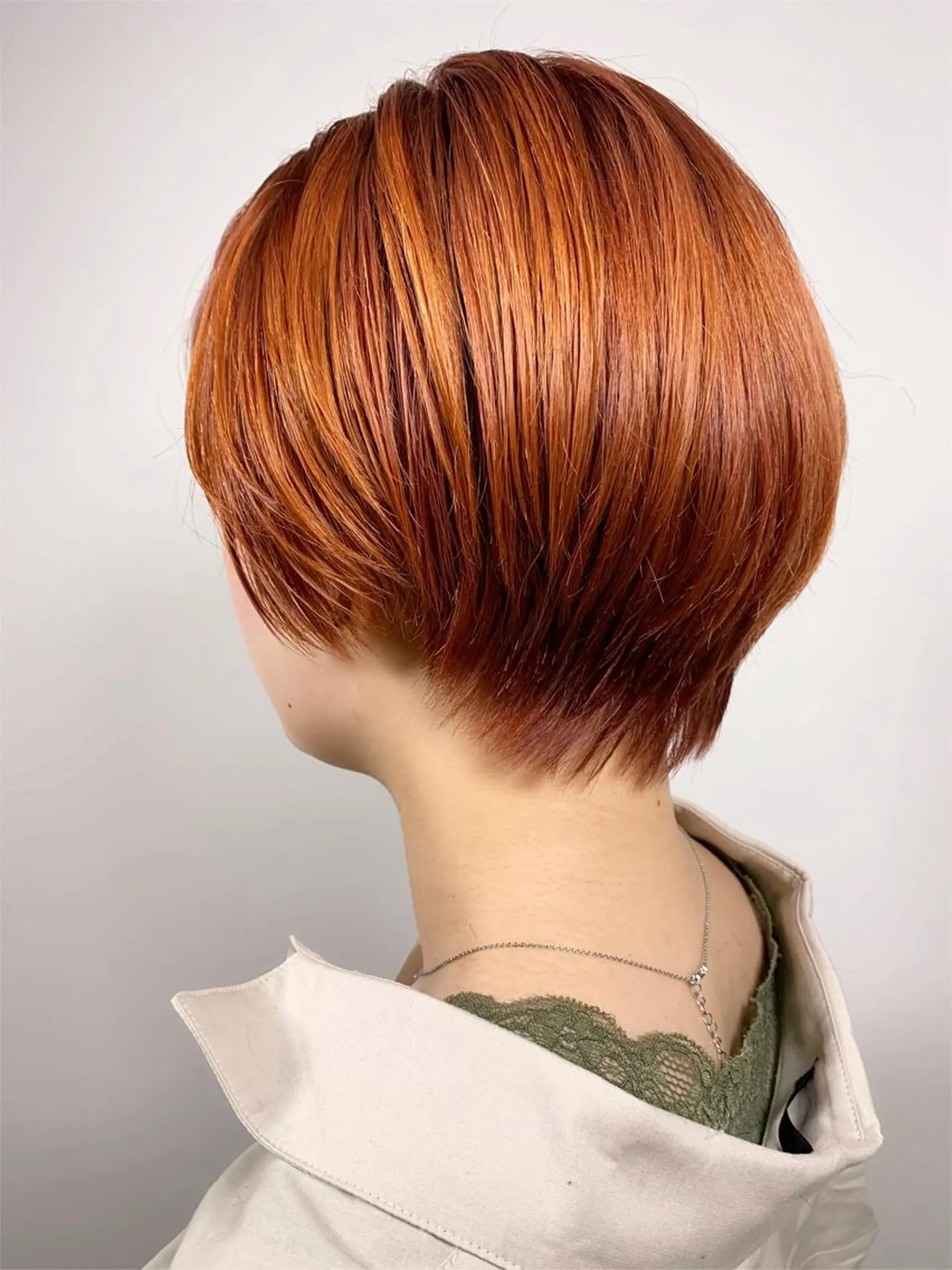 ショート カラー オレンジ ショートヘア カット ヘアカラー トリートメント tension 【テンション】のヘアスタイル