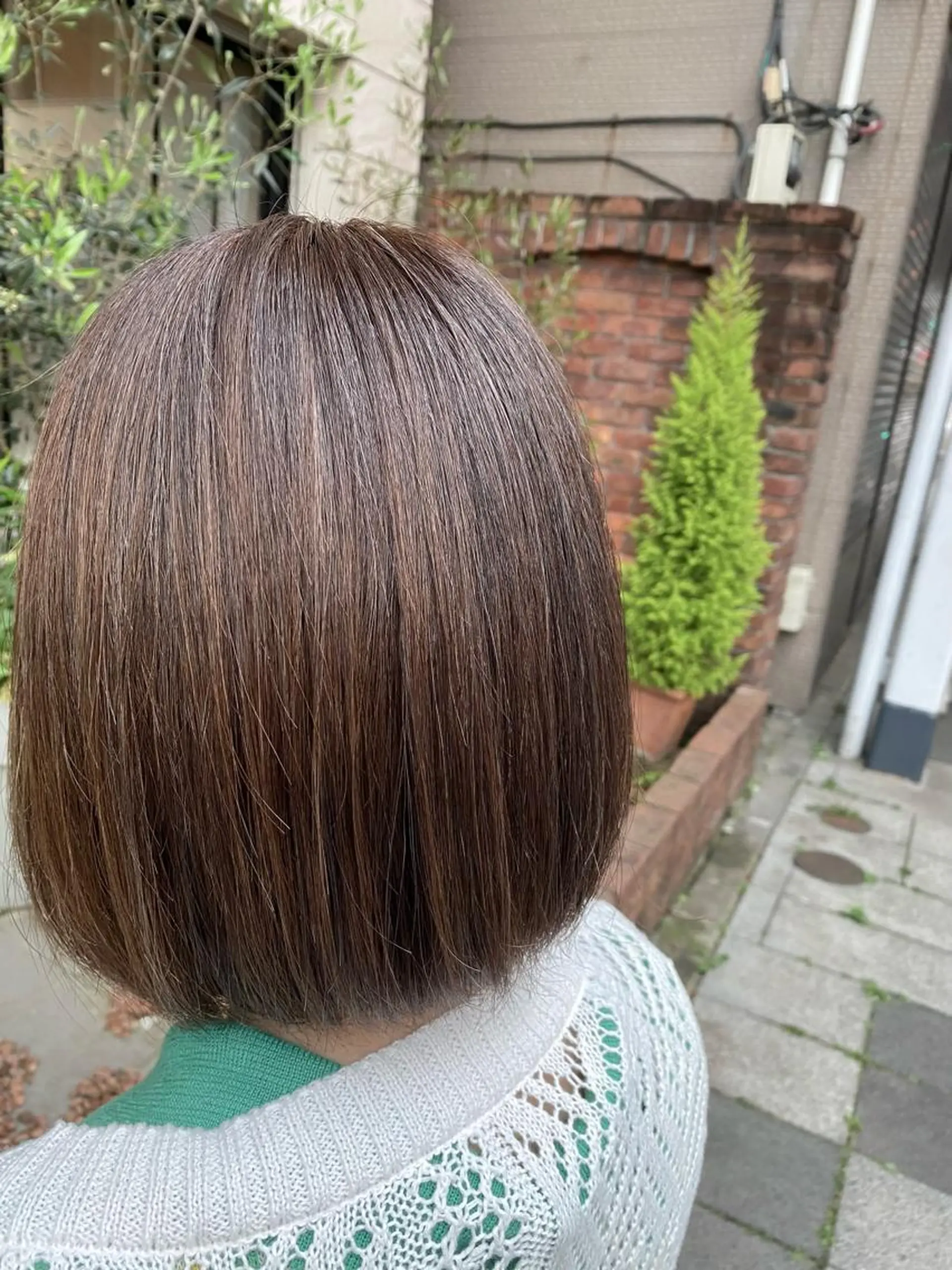 ショート カラー ベージュカラー ハイライトカラー ホワイトベージュ ハイライト ヘアカラー トリートメント ケアカラーリスト✂️ SHIAN   フジのヘアスタイル