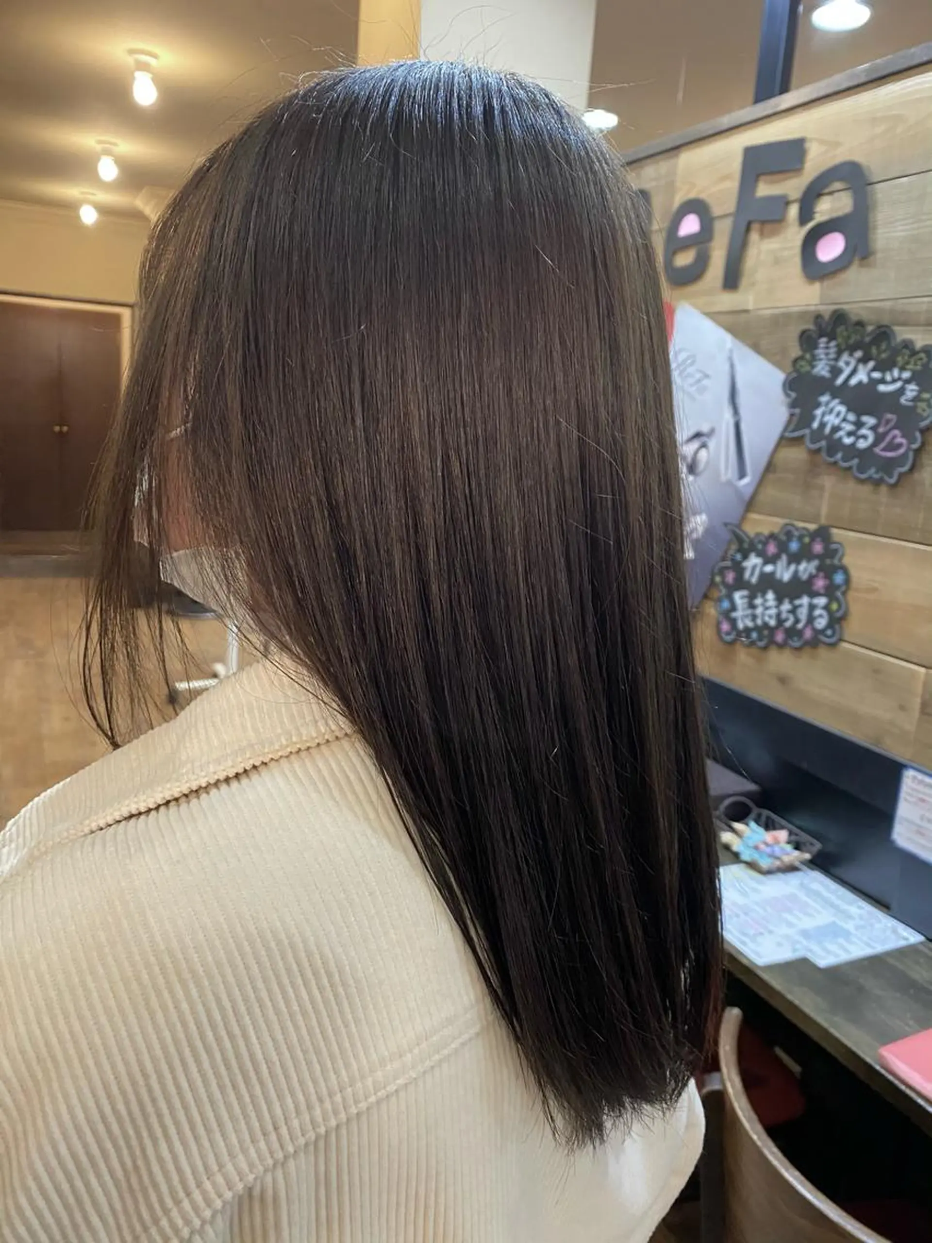 ロング カラー カット ヘアカラー トリートメント 特殊カラー特化 ✂️SHIAN フジのヘアスタイル