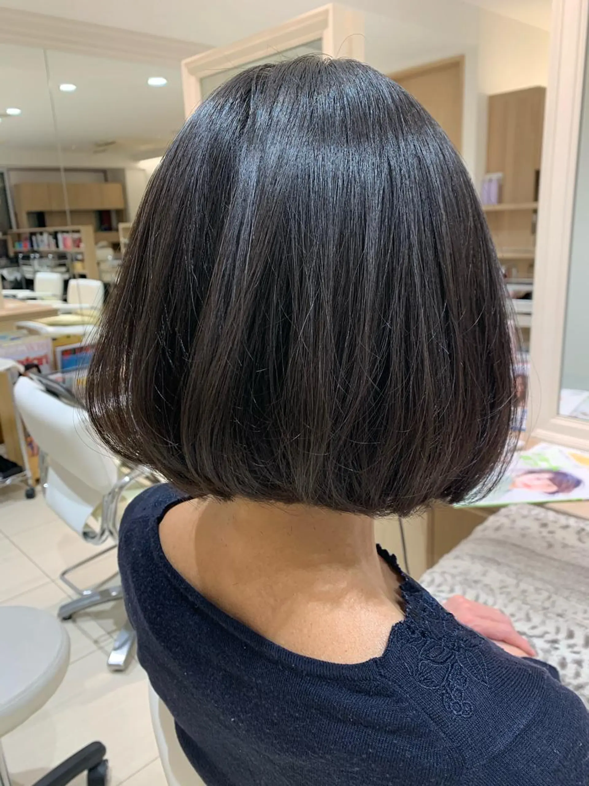 ミディアム HALE 金杉悠作のヘアスタイル