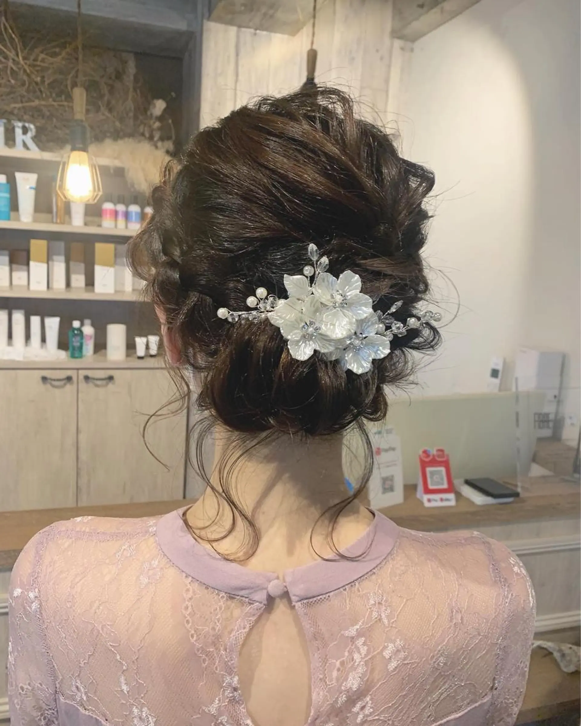 ヘアアレンジ ヘアセット HARE 川崎晴佳のヘアスタイル