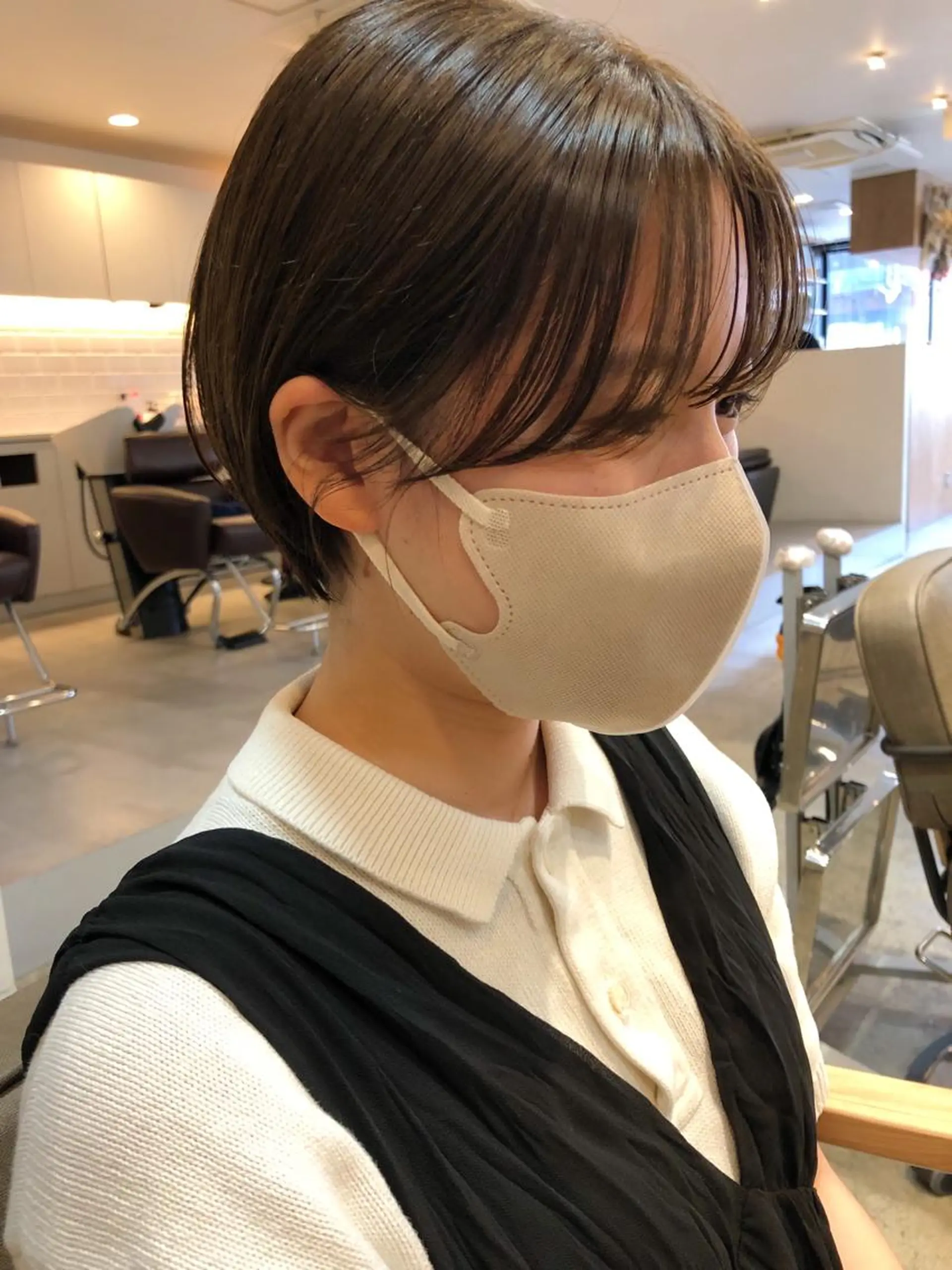 ショート カラー ショートヘア カット ヘアカラー ウルフ、ボブ美容師 今井のヘアスタイル