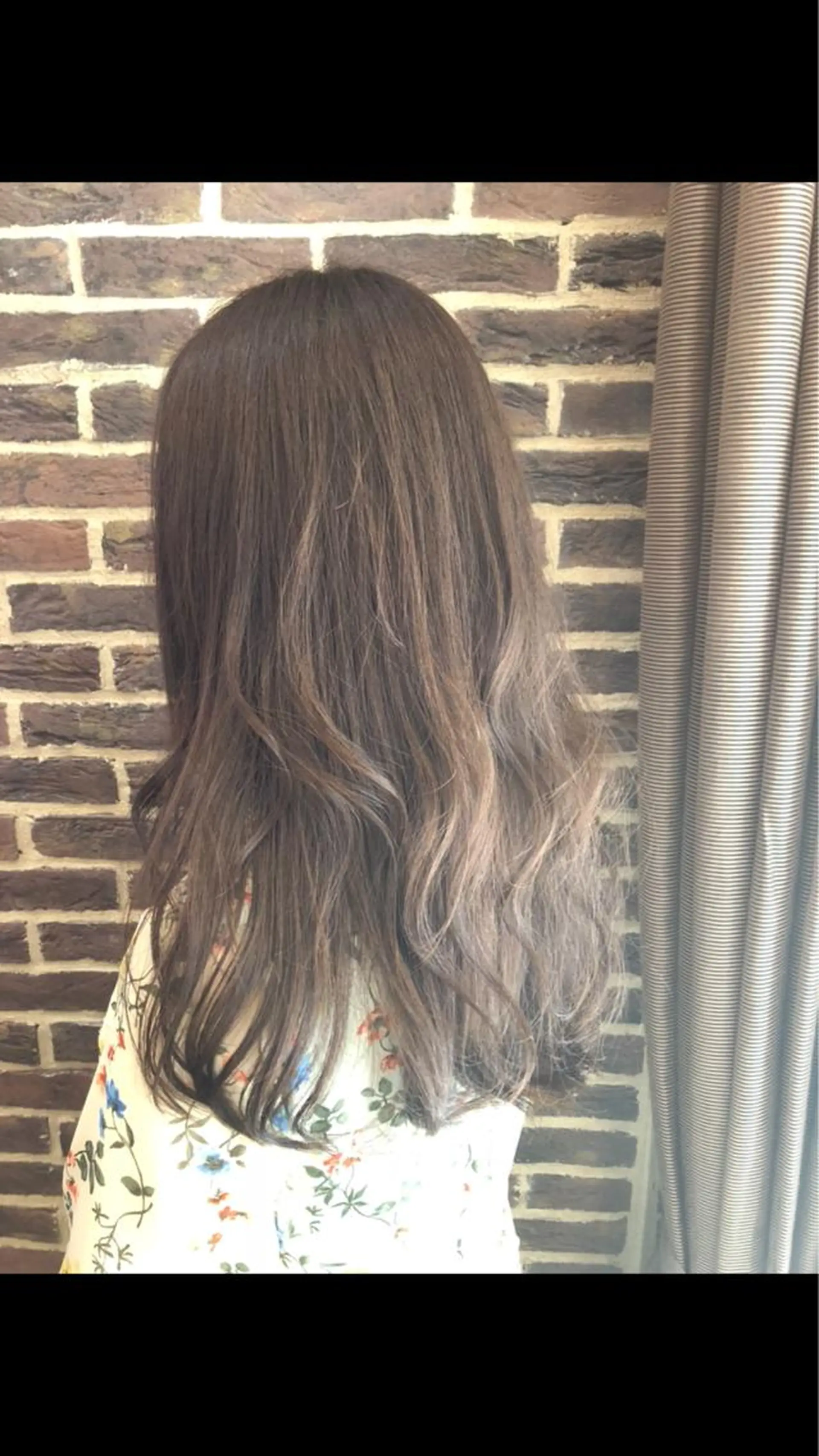 ロング カラー パーマ イルミナカラー 高橋 隆一のヘアスタイル