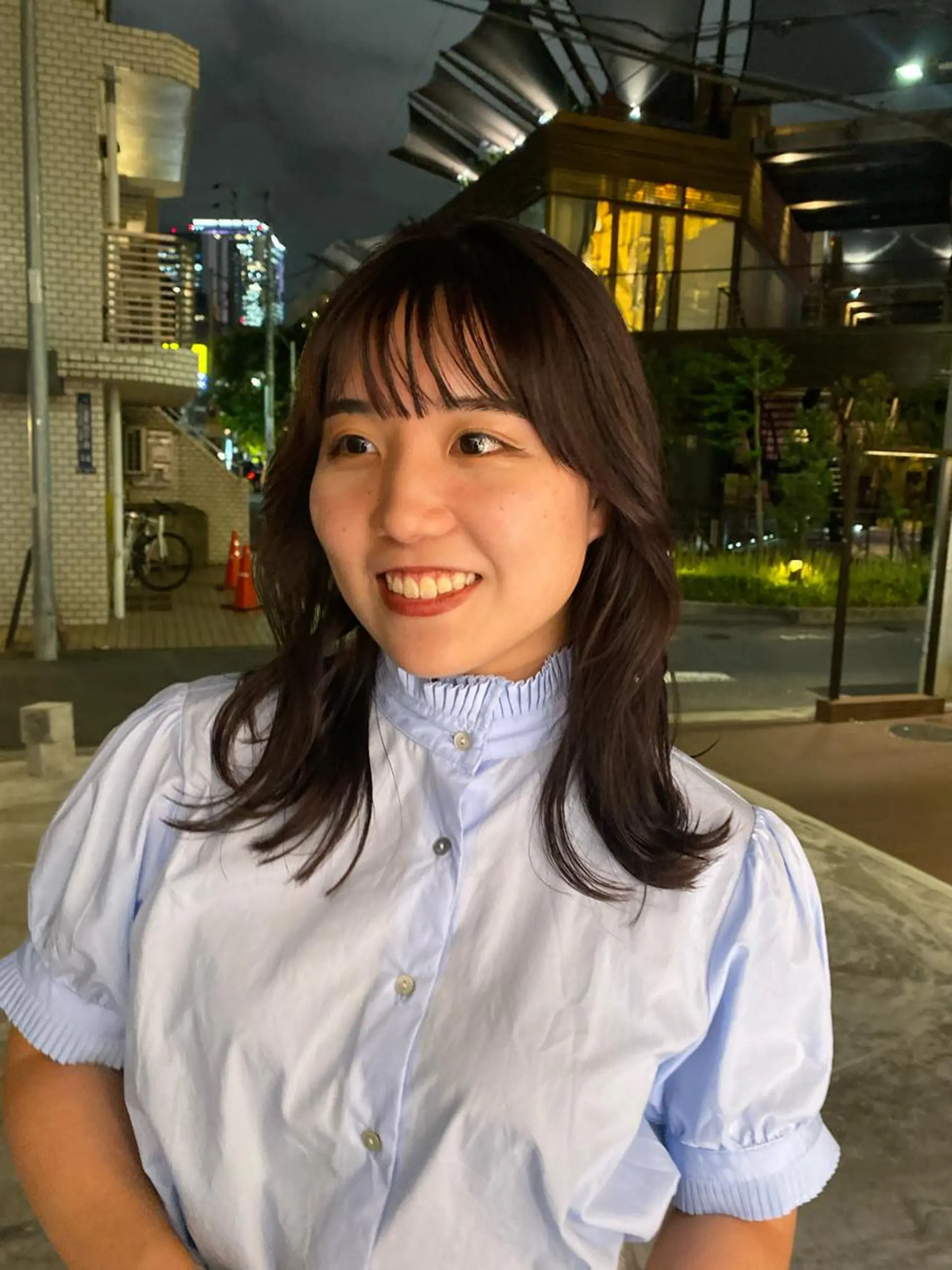 セミロング ヘアカラー トリートメント Marina /表参道のヘアスタイル