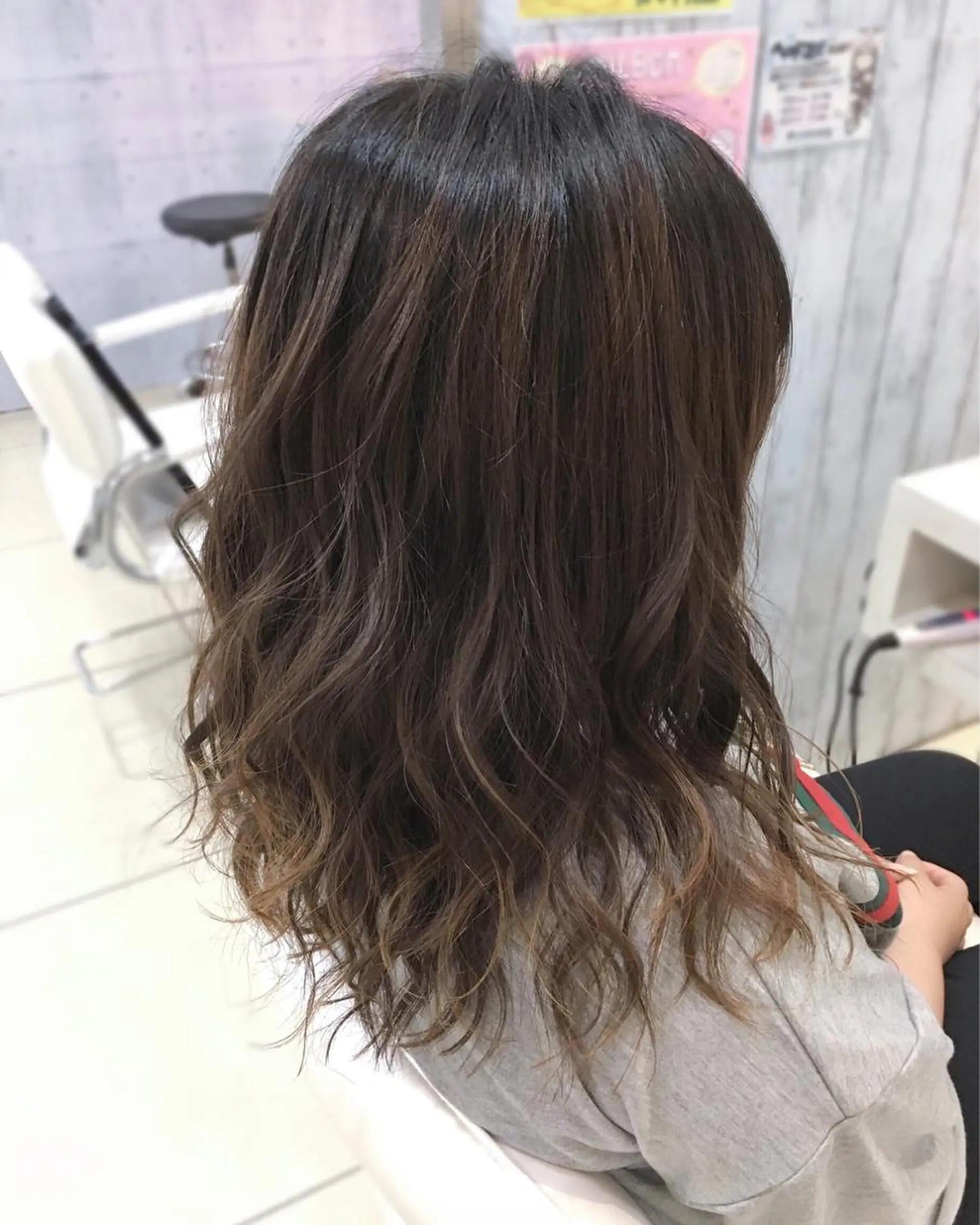 ミディアム レイヤーカット カット パーマ 💎髪質改善特化/ 町田莉彩💎のヘアスタイル
