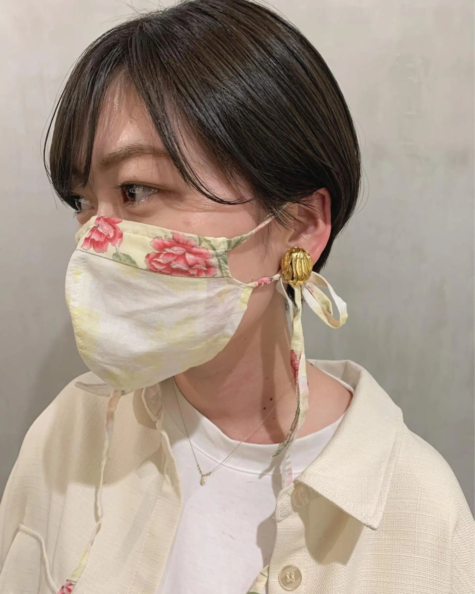 ショート カラー カット ヘアカラー トリートメント 優 作のヘアスタイル