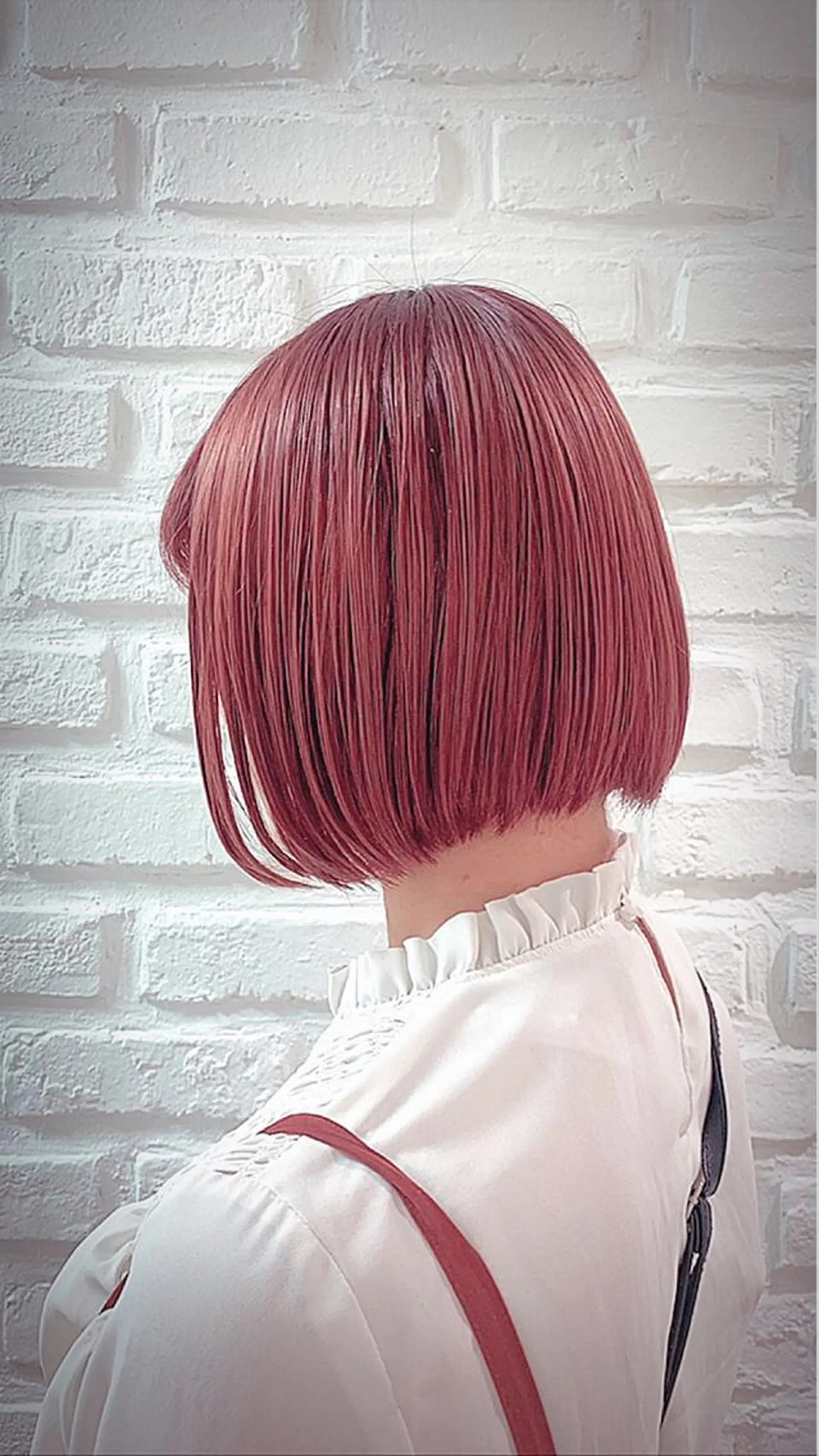 ショート カラー ブリーチ イルミナカラー ラベンダーカラー ラベンダーピンク ピンクカラー ヘアカラー トリートメント 【デザインカラー】 粥川佳日望のヘアスタイル