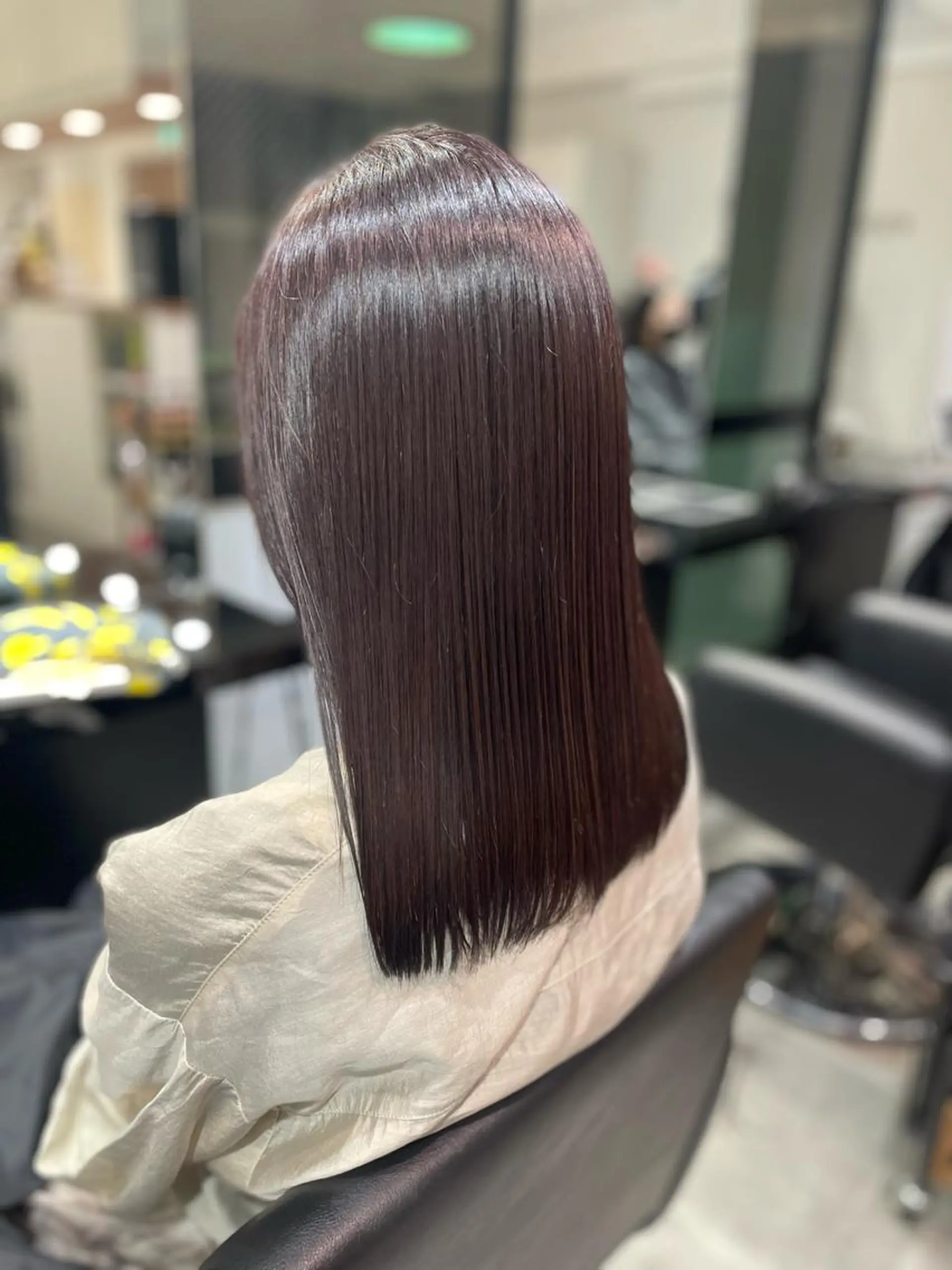 セミロング 美髪矯正 Rioのヘアスタイル