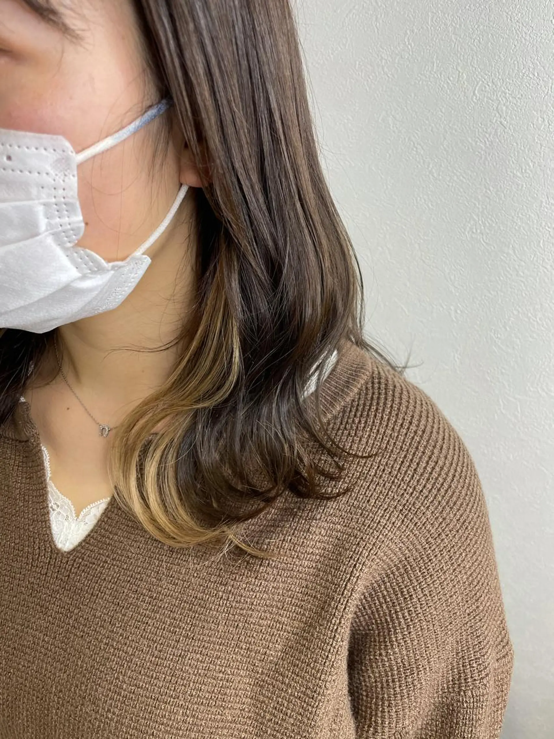 ミディアム カラー パーマ 髪質改善/縮毛/新宿 🫧SUZUKA🫧のヘアスタイル