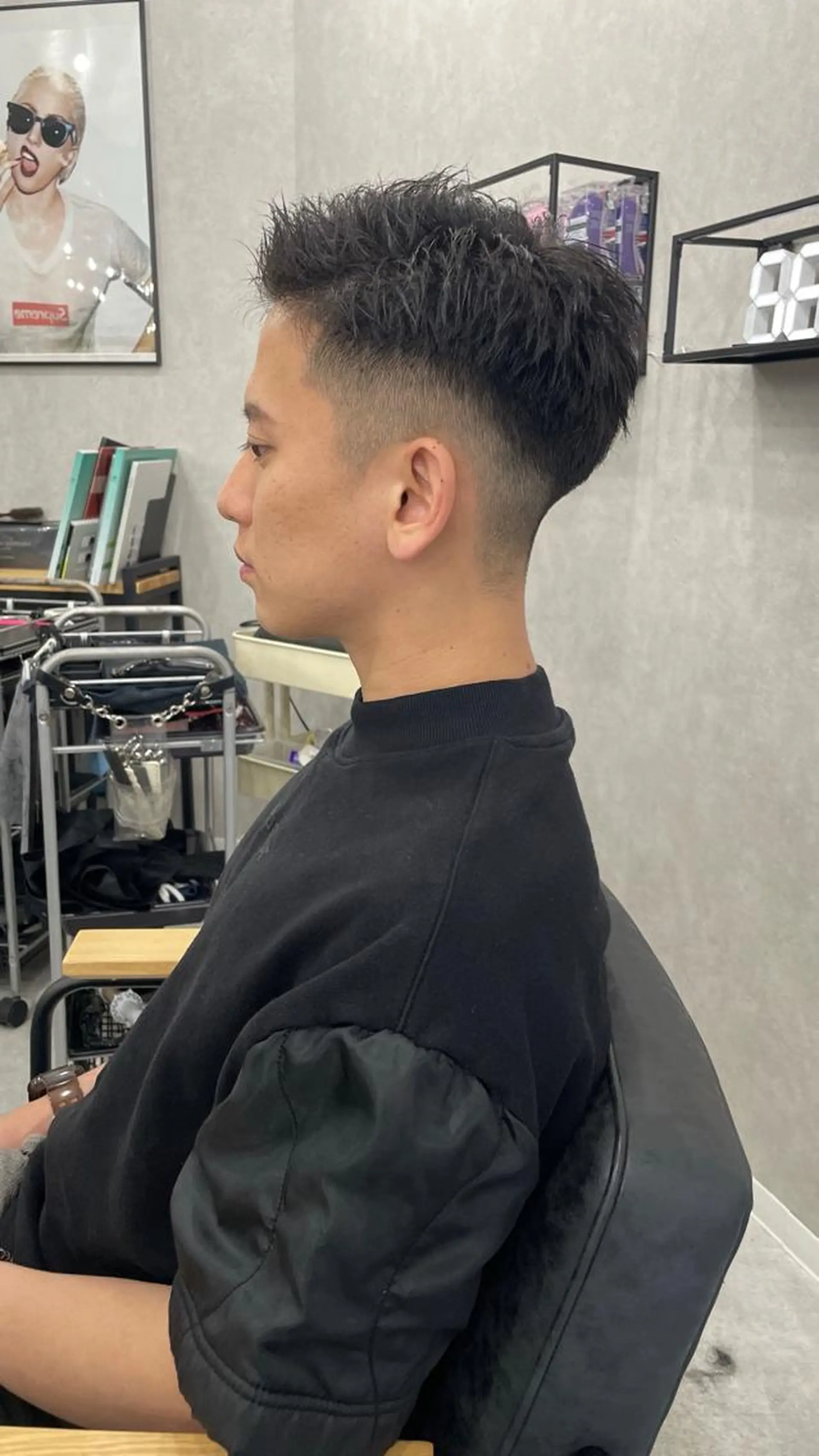 ショート メンズ カット パーマ TETISS所属・💈メンズパーマ 南谷💈のヘアスタイル