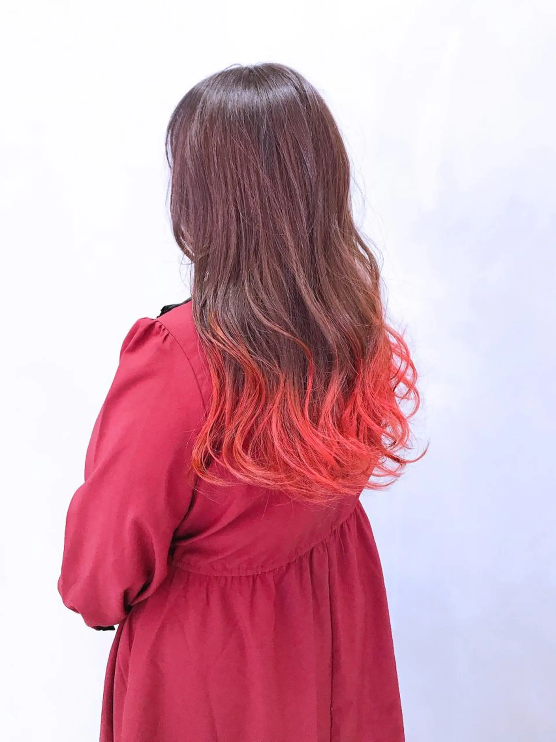 セミロング カラー パーマ ヘアアレンジ ヘアカラー トリートメント EIGHTSOL博多 筑紫口店 溝口里穂のヘアスタイル