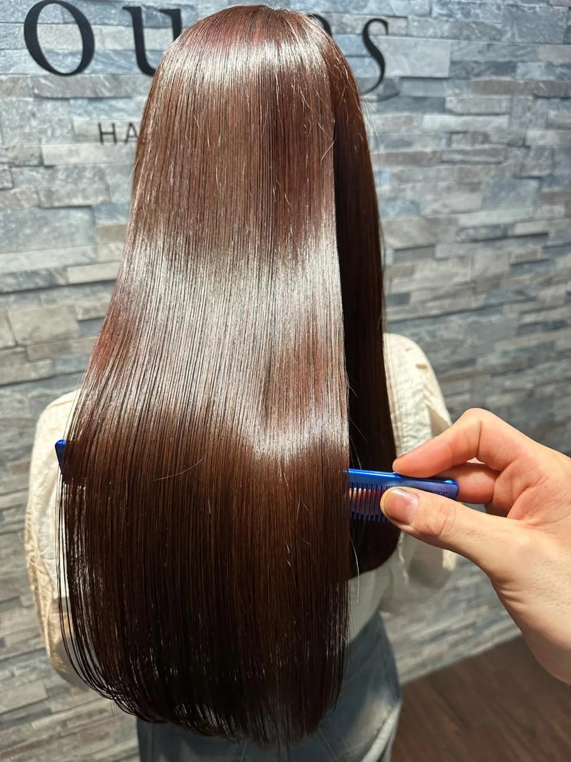 ロング カラー カット ヘアカラー トリートメント ヘッドスパ youres hair 東口店所属・🌸ULTOWA🌸 髪質改善/縮毛/店長のヘアスタイル
