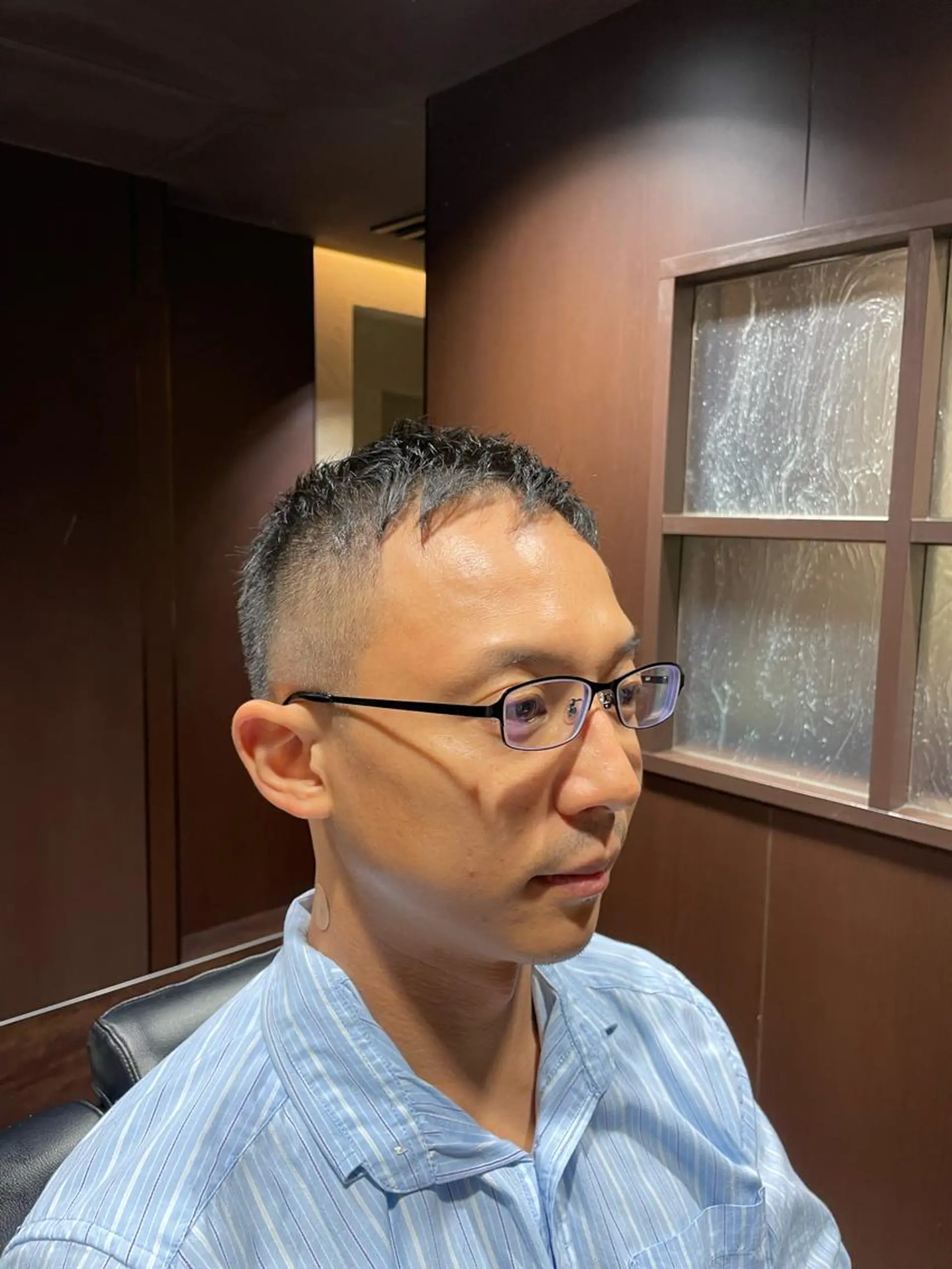 メンズ 横尾 太尊ビジネススタイルのヘアスタイル