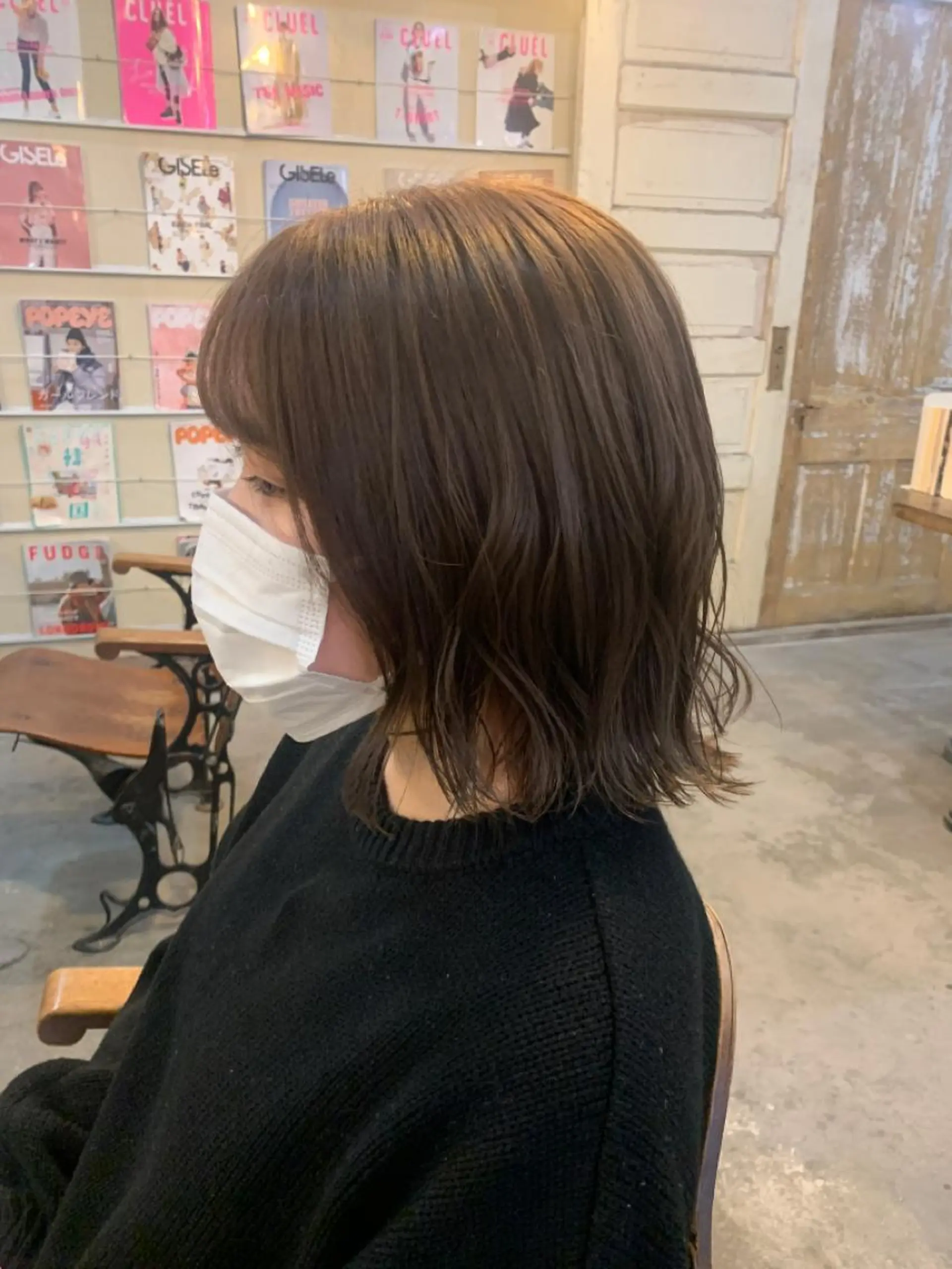 ショート カラー ヘアアレンジ キッズ ショートボブ バレイヤージュ ブリーチ ケアブリーチ 透明感カラー 🌈難波🌈ベージュ カラー【ヒロム】のヘアスタイル